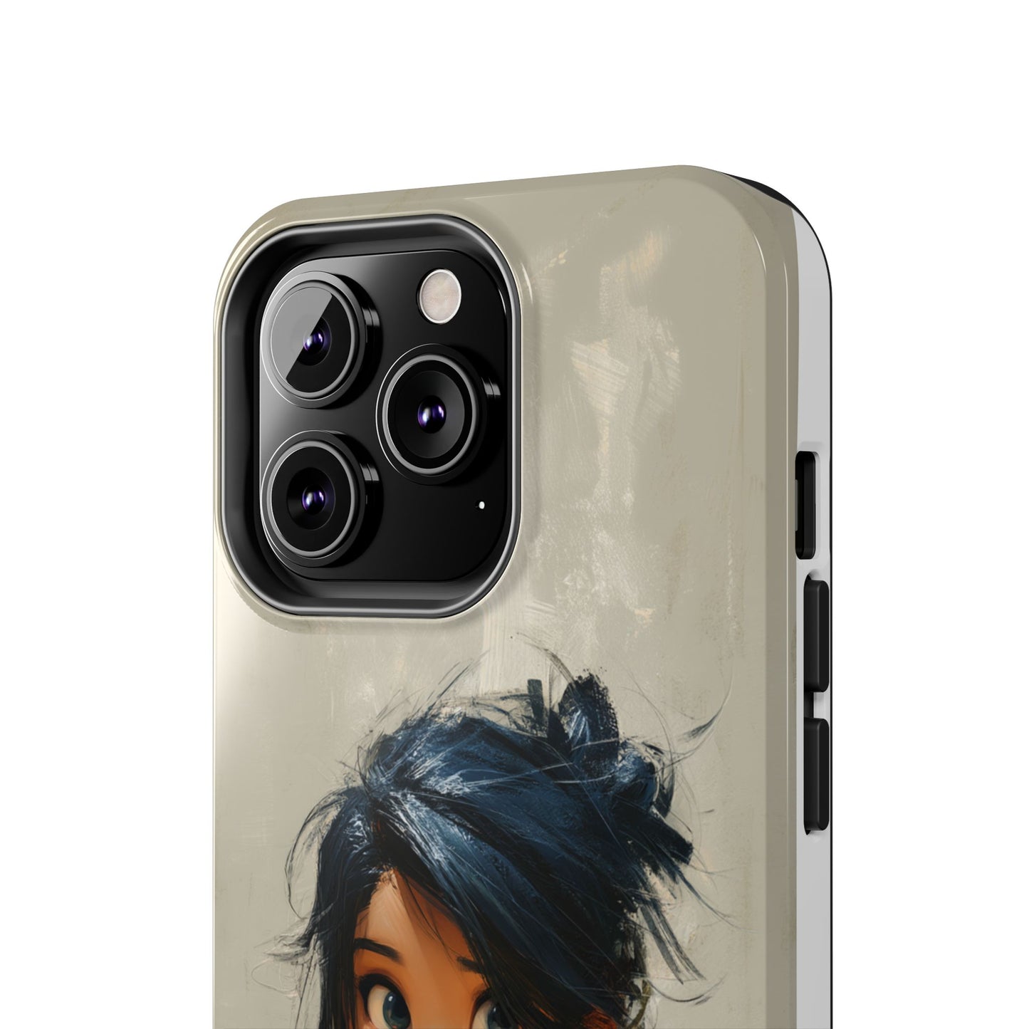 Artistic Tough Phone Case – Unique Portrait Design for Creatives