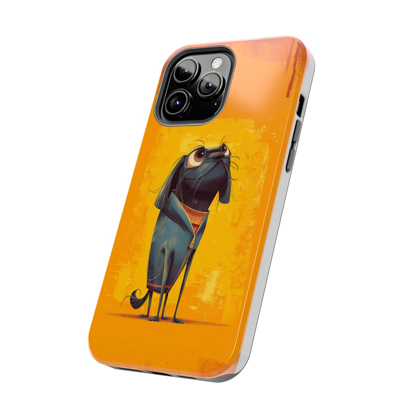 Fun Dog Art Tough Phone Case - Durable Pet Lover Gift