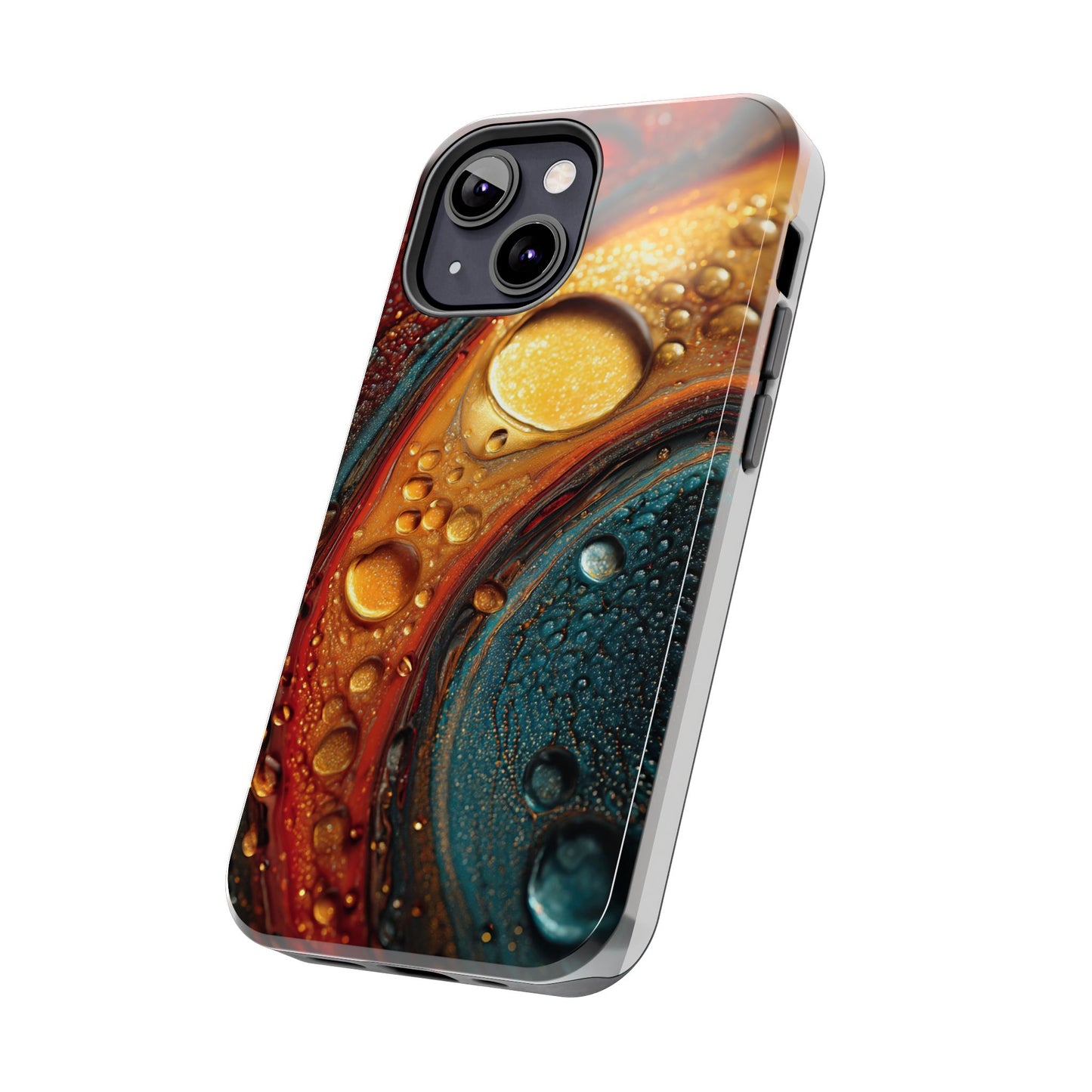 Vibrant Watercolor Tough Phone Case - Colorful Abstract Design
