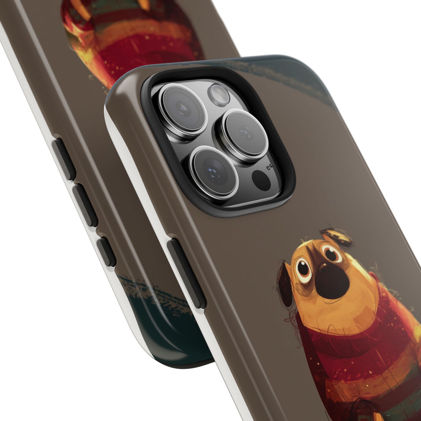 Cute Pug Tough Phone Case - Durable & Stylish Protection for Pet Lovers