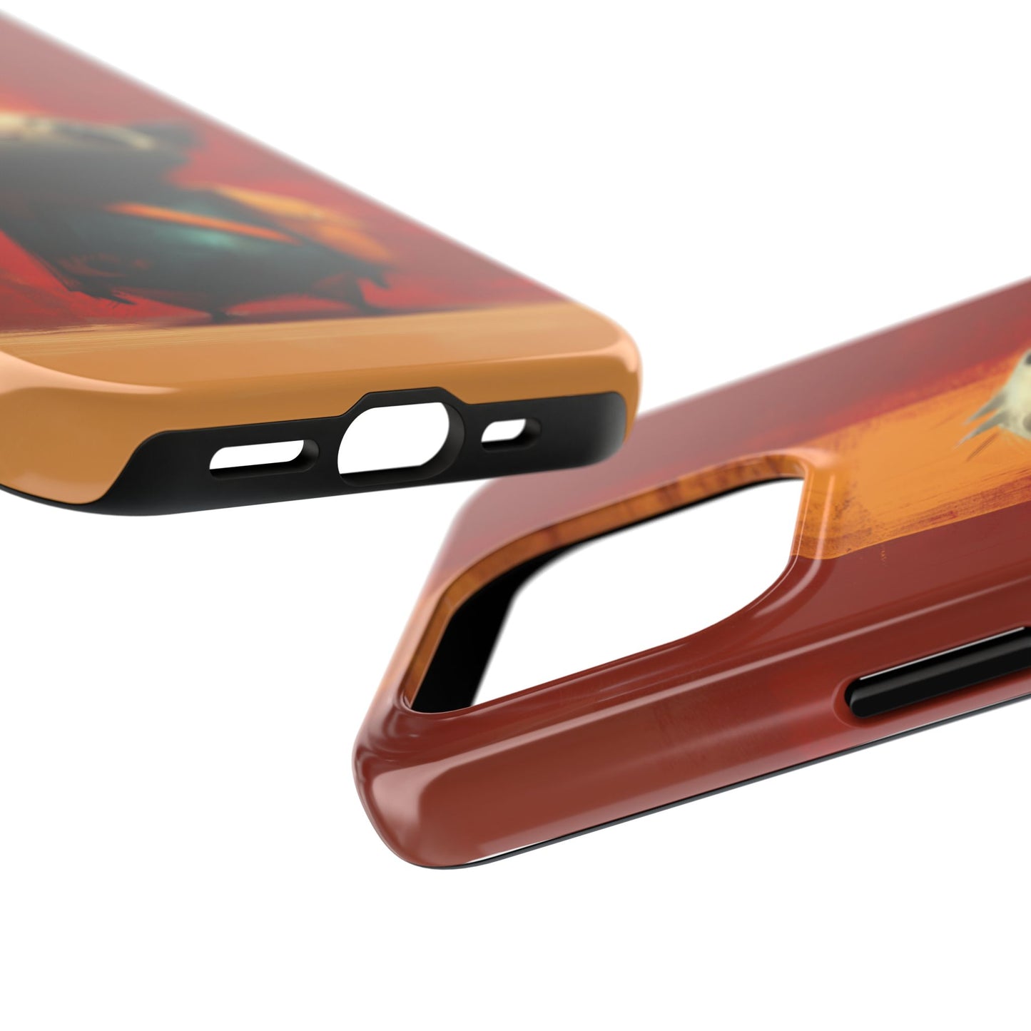 Adventurous Character Tough Phone Case - Durable Protection for Creative Souls