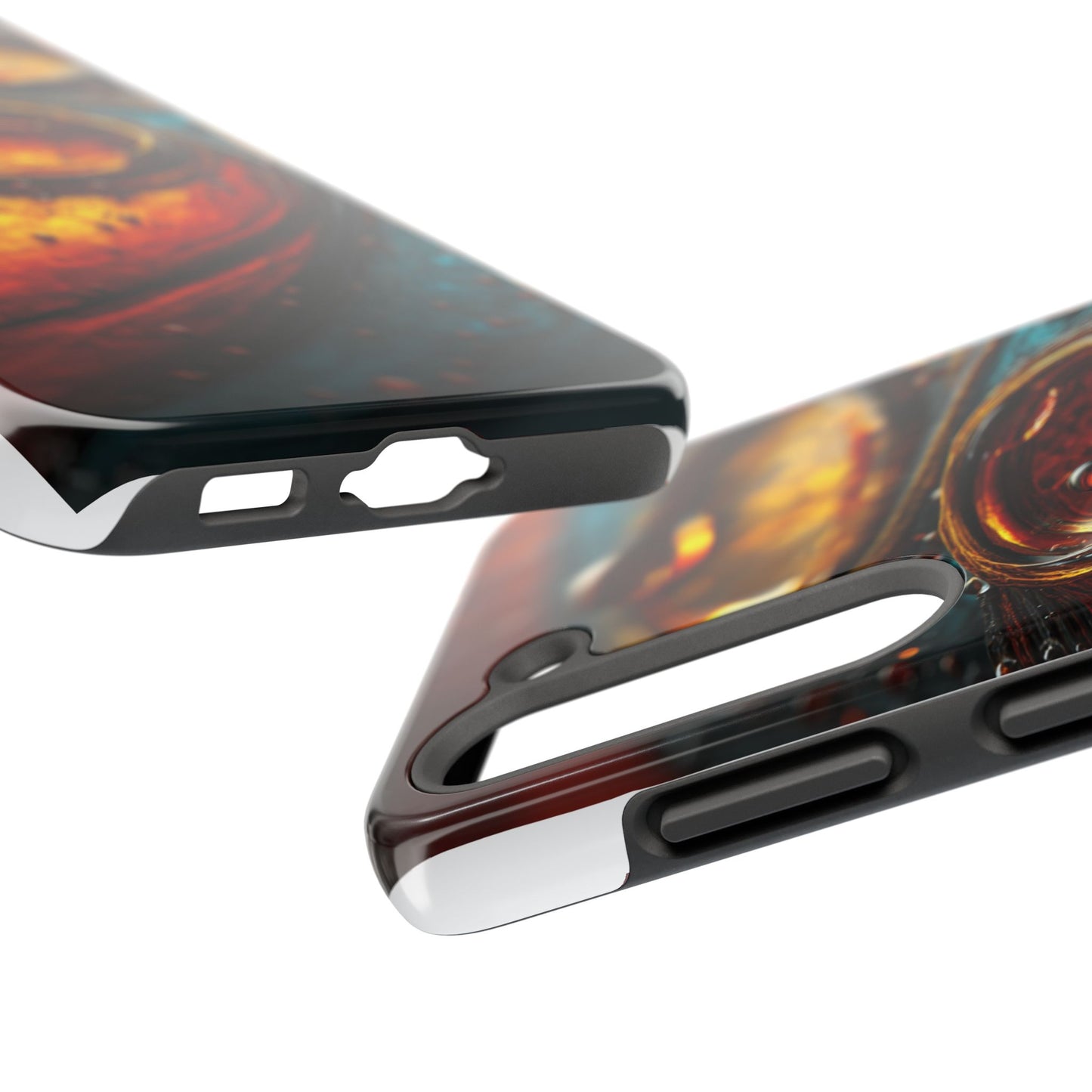 Artistic Tough Phone Case – Abstract Colorful Design for Unique Protection