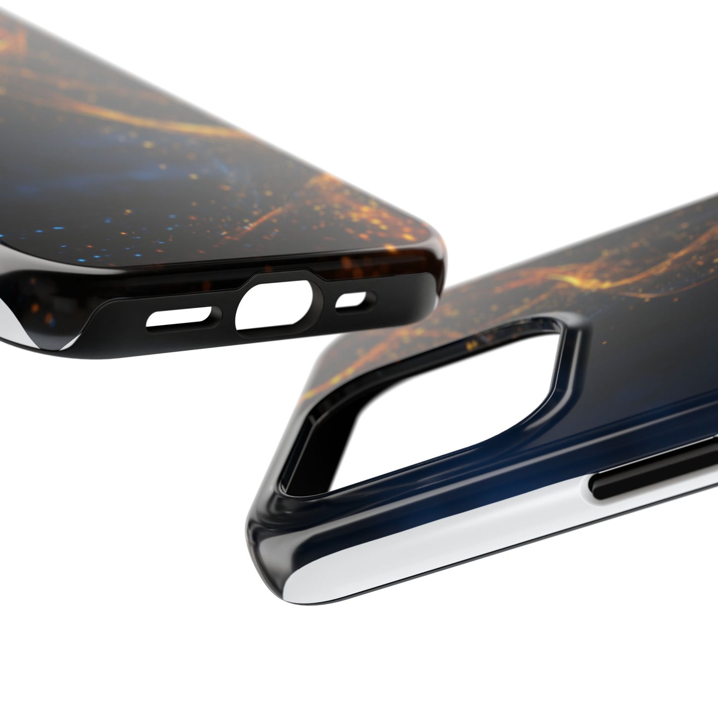 Galaxy Sparkle Tough Phone Case - Durable Protection with Elegant Design
