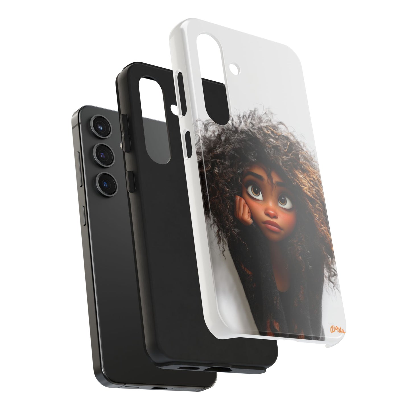 Whimsical Tough Phone Case – Playful Character Design for Teens & Creatives