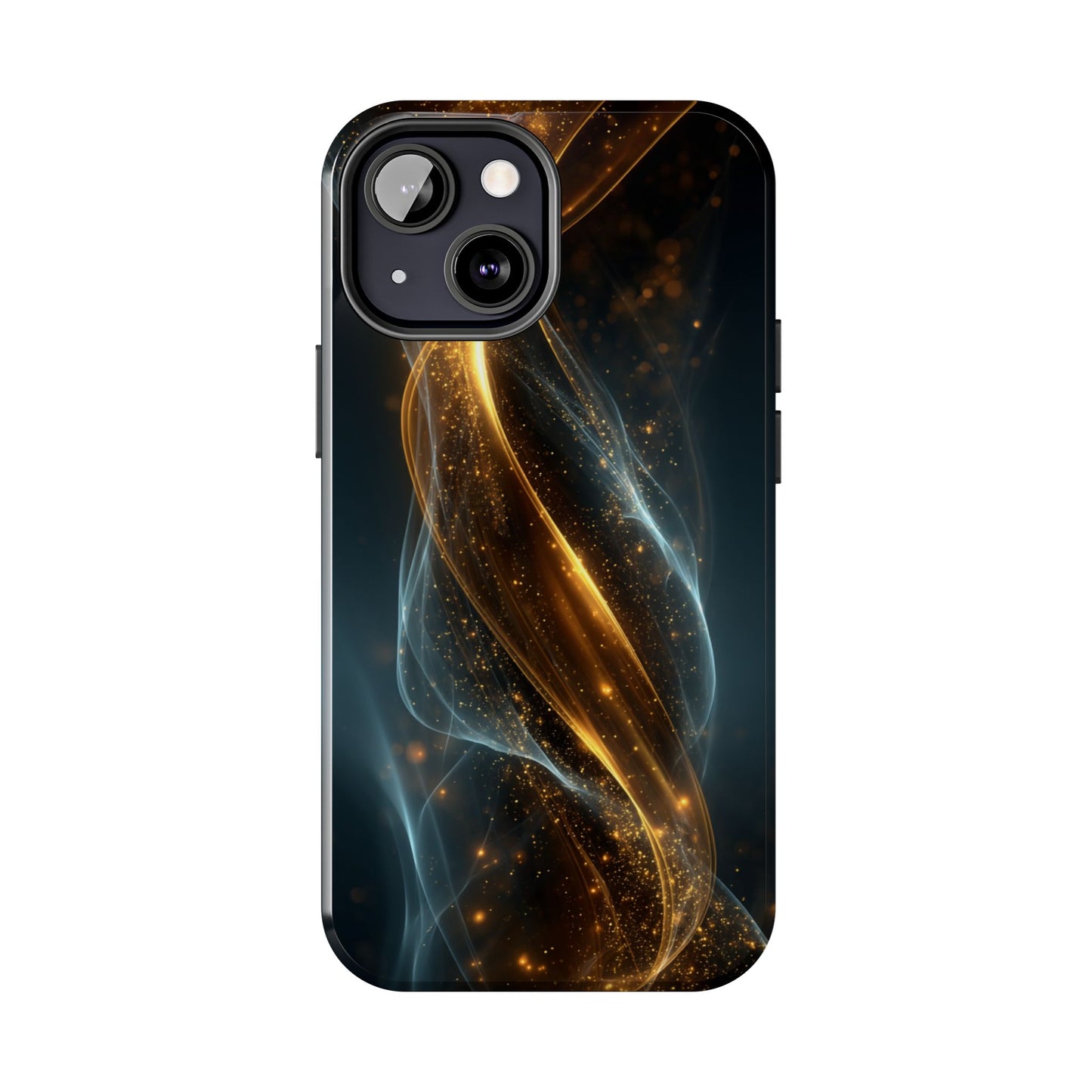 Stylish Tough Phone Case with Elegant Swirl Design