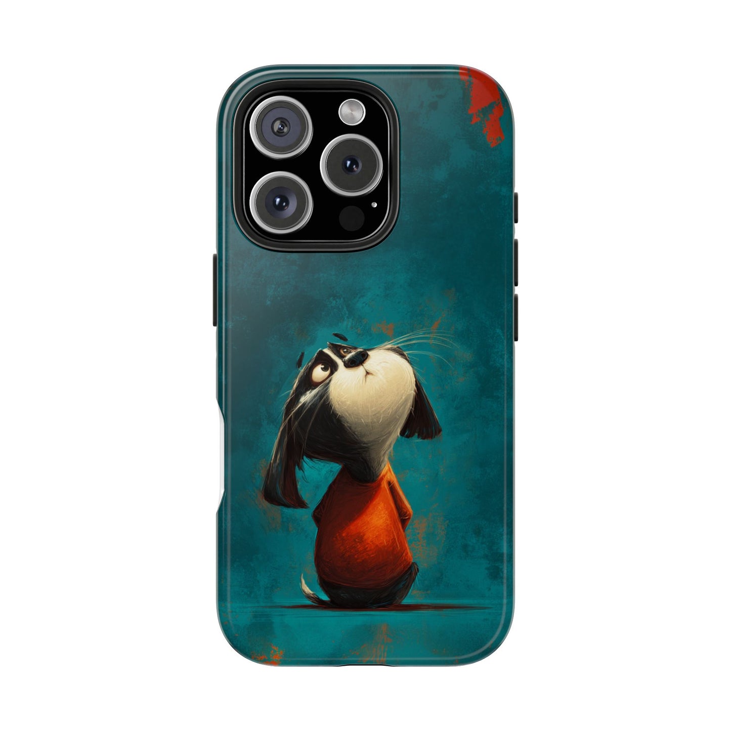 Whimsical Dog Tough Phone Case - Perfect for Pet Lovers!