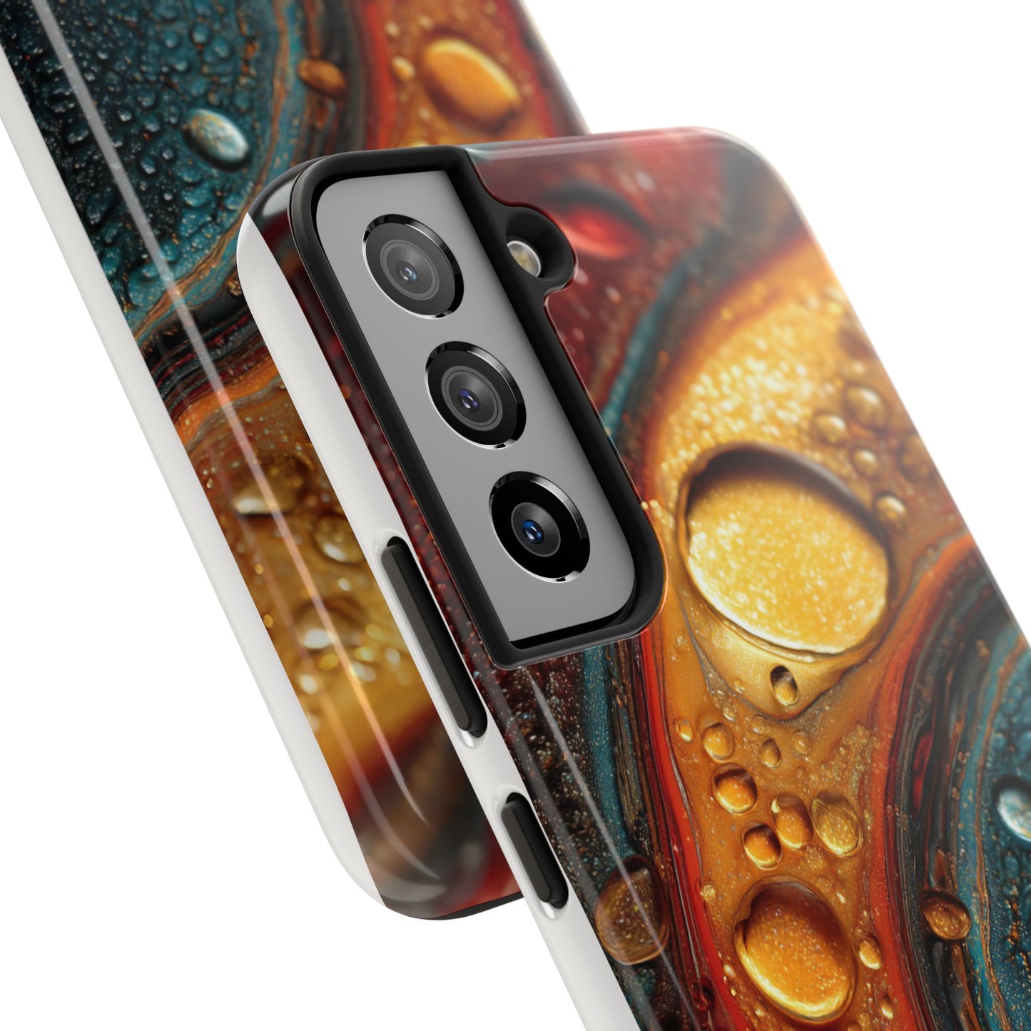 Vibrant Watercolor Tough Phone Case - Colorful Abstract Design