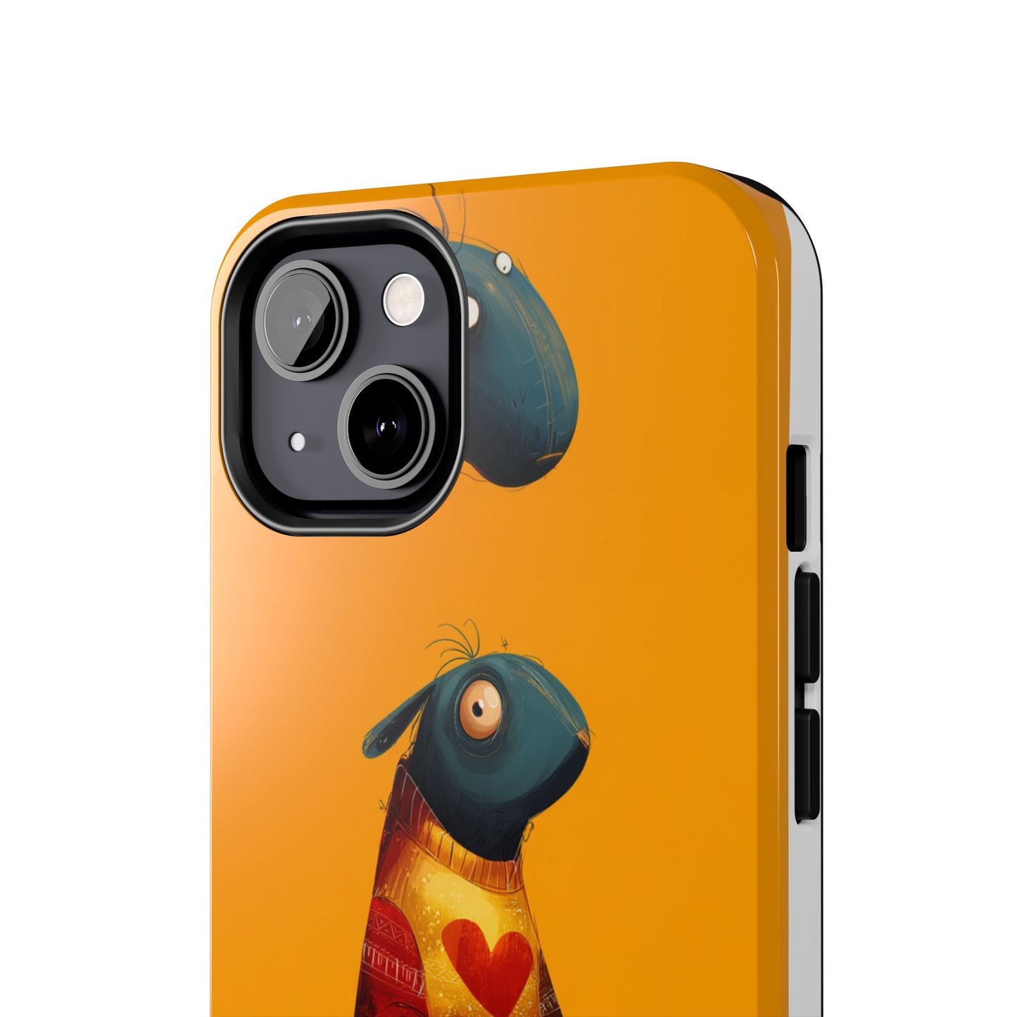 Cute Cartoon Tough Phone Case - Whimsical Sheep Design