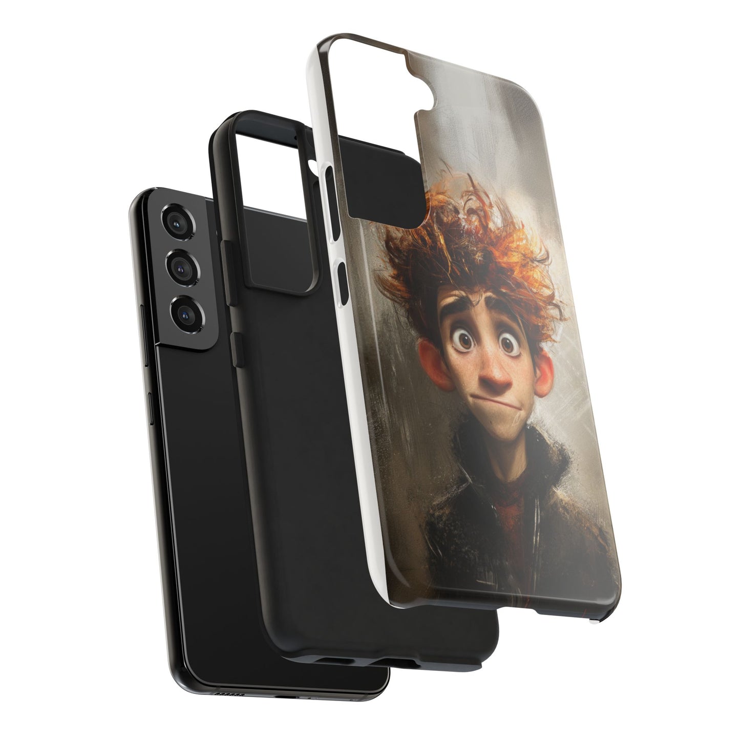 Whimsical Tough Phone Case – Unique Art Design for Creative Souls
