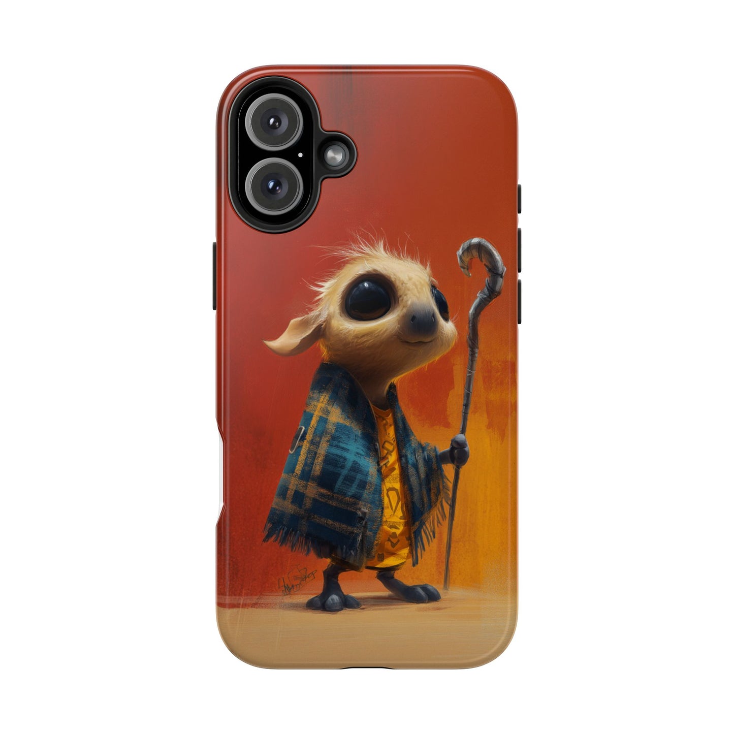Whimsical Tough Phone Case - Cute Character Design for Kids & Adults