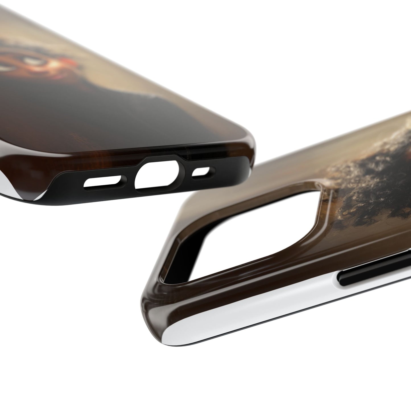 Stylish Tough Phone Case - Artistic Character Design for Teens