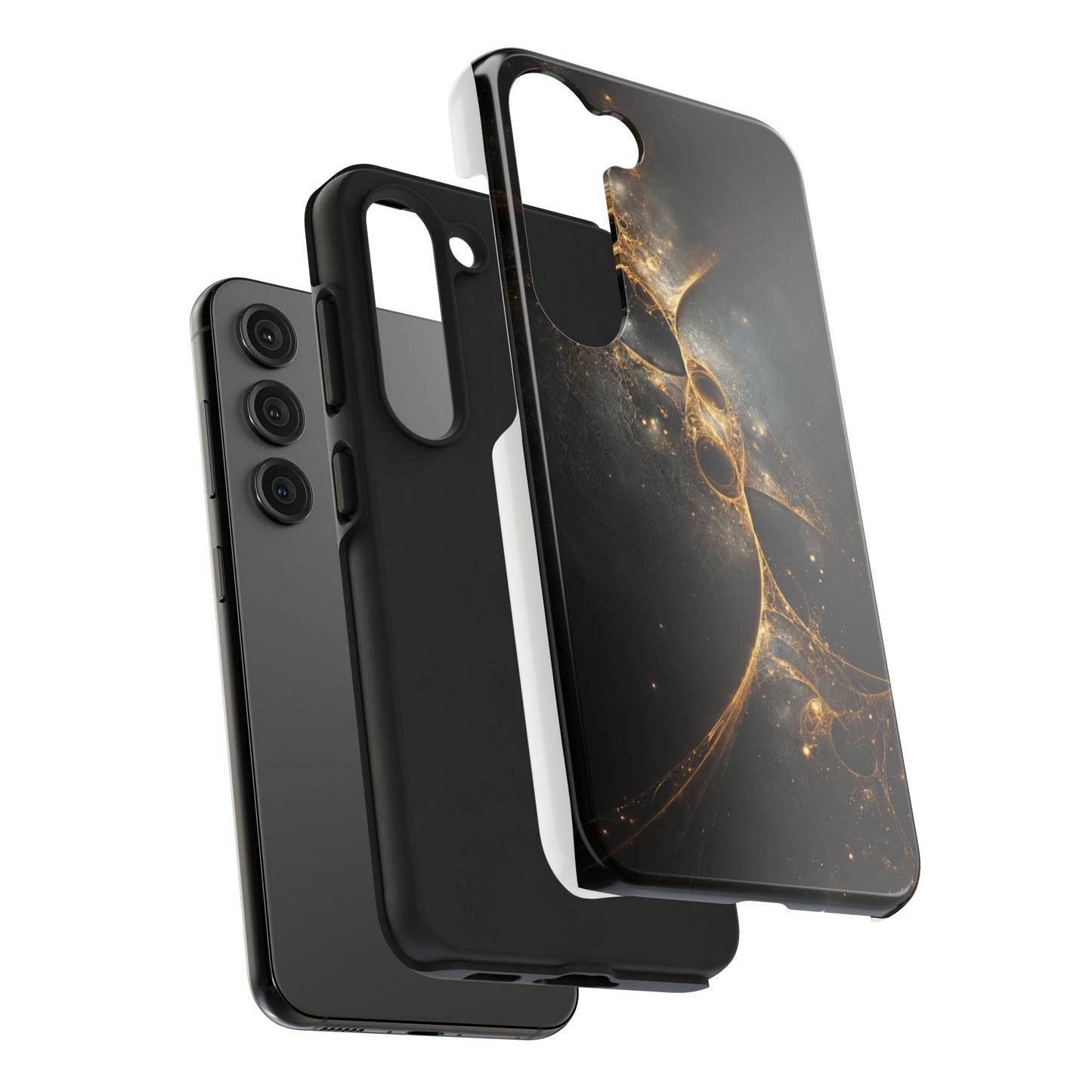 Galactic Elegance Tough Phone Case - Premium Protection for Cosmic Lovers