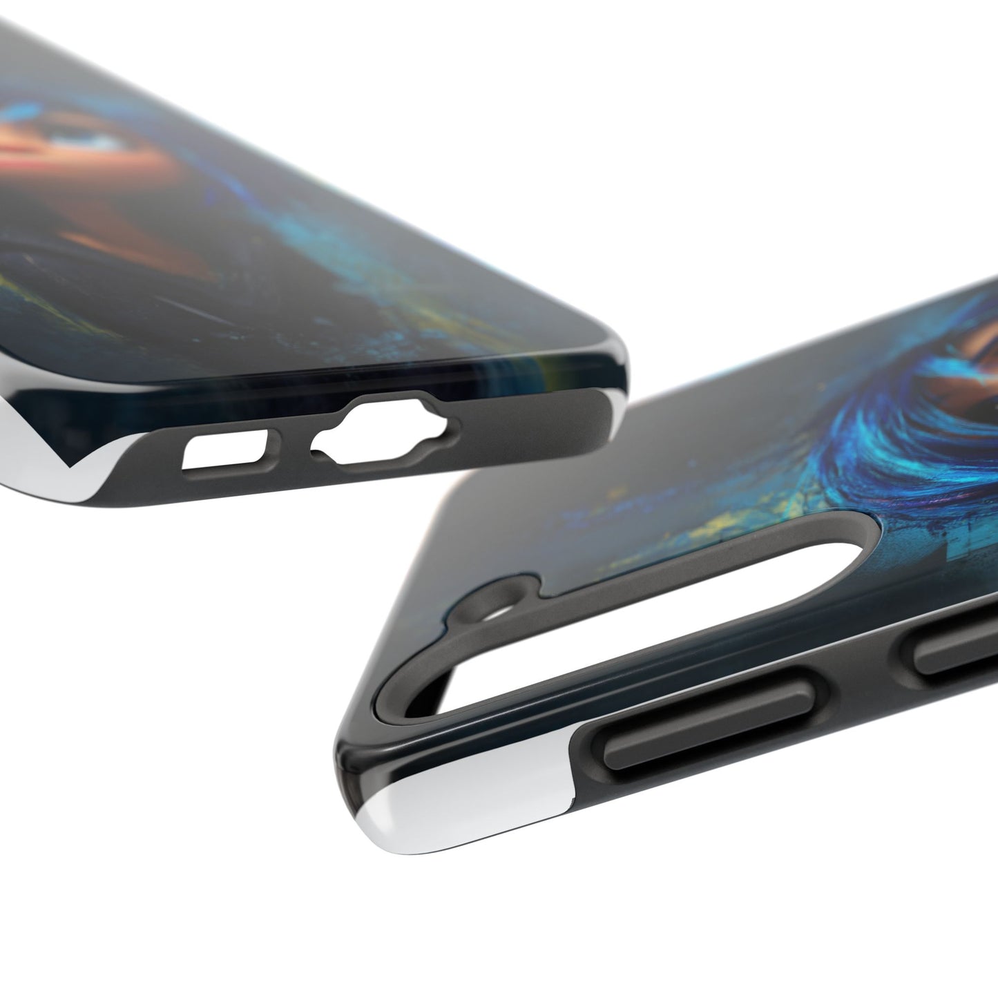 Unique Artsy Tough Phone Case – Emotional Abstract Design for Creative Souls