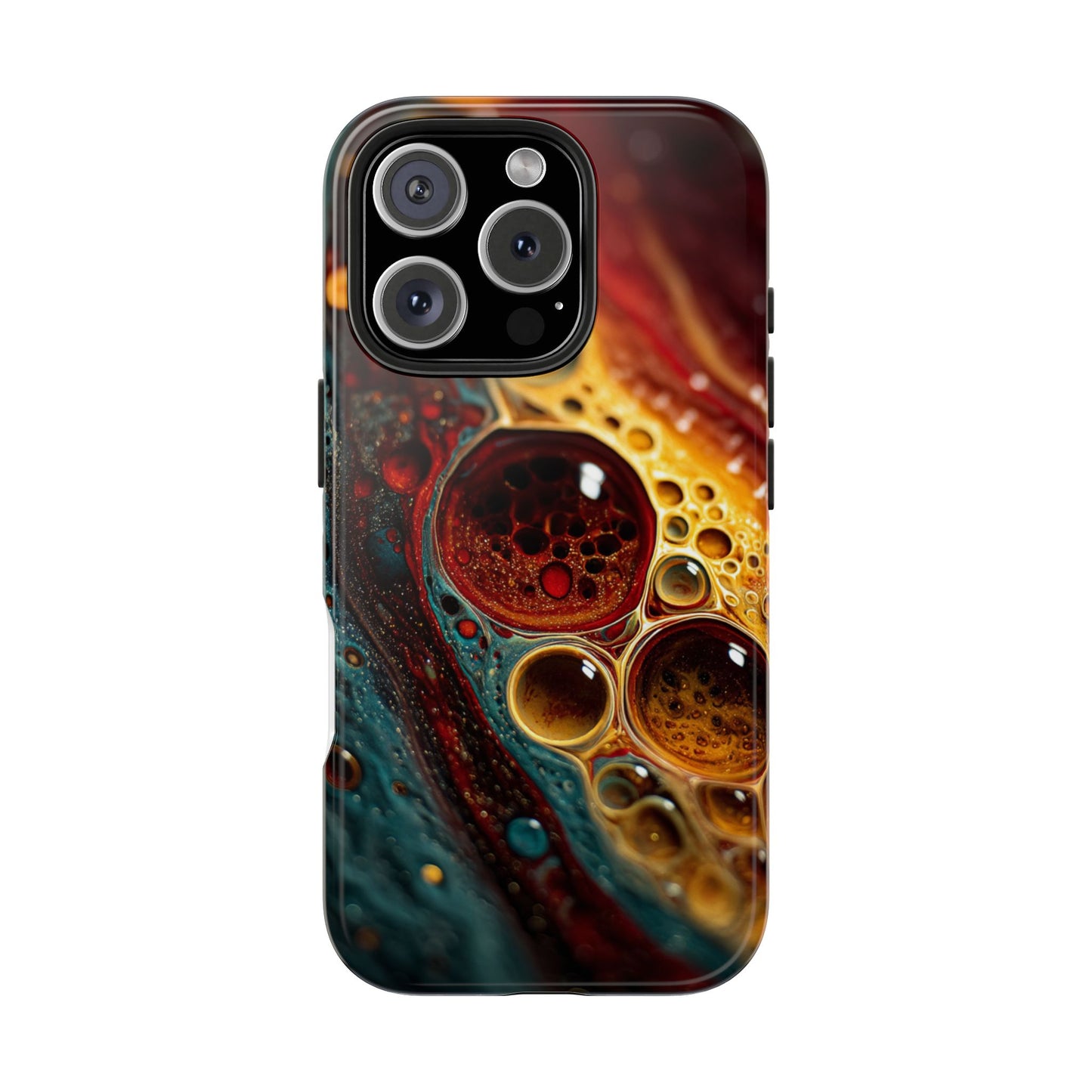 Vibrant Abstract Tough Phone Case - Unique Art for Stylish Protection