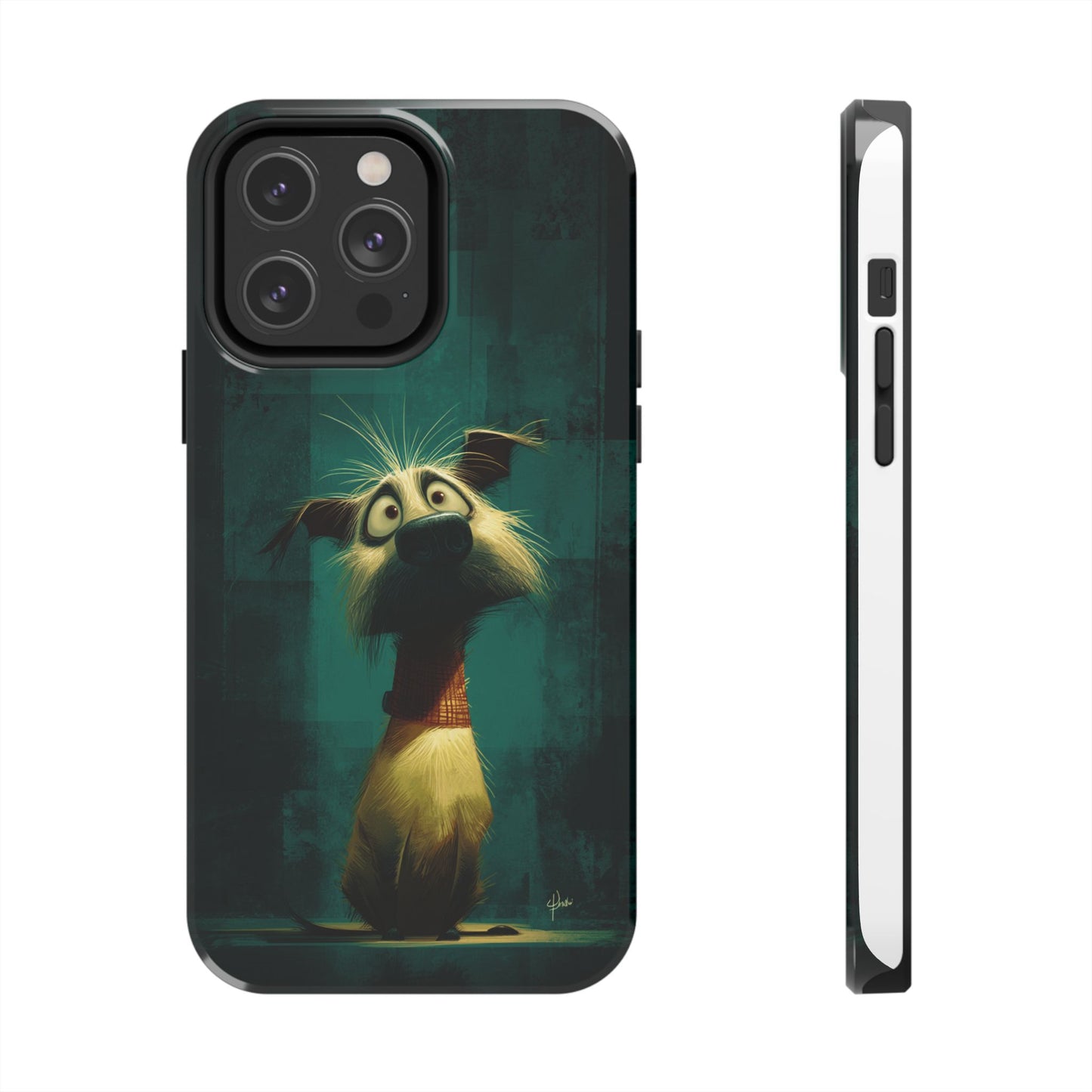 Cute Pet-Inspired Tough Phone Case - Ideal for Animal Lovers