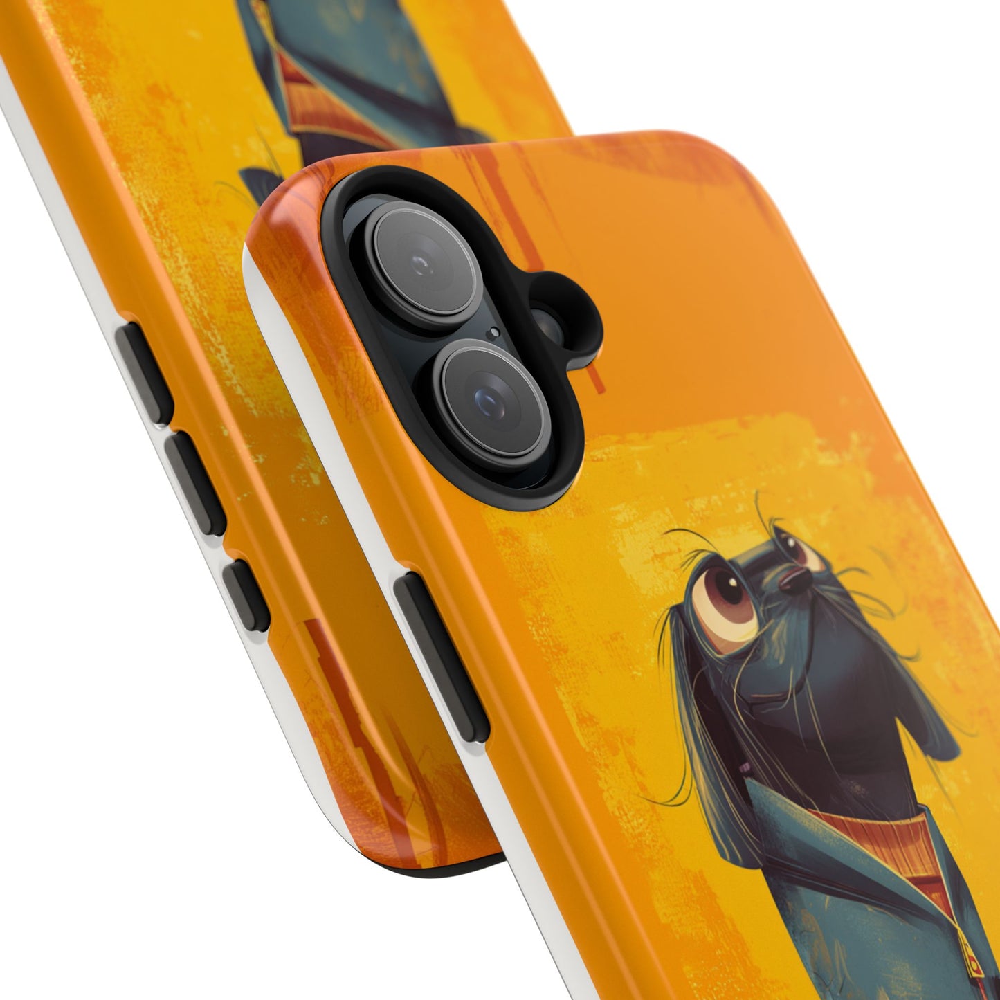 Fun Dog Art Tough Phone Case - Durable Pet Lover Gift