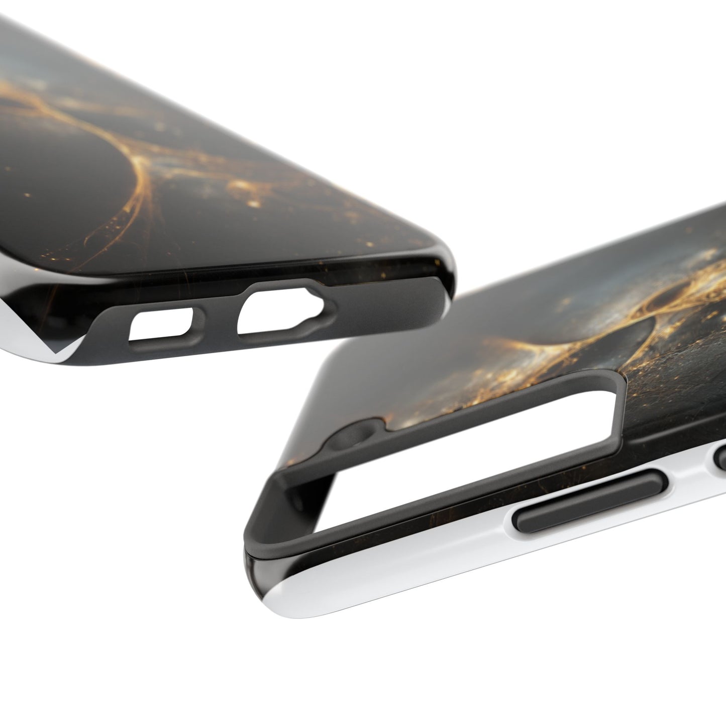 Galactic Elegance Tough Phone Case - Premium Protection for Cosmic Lovers