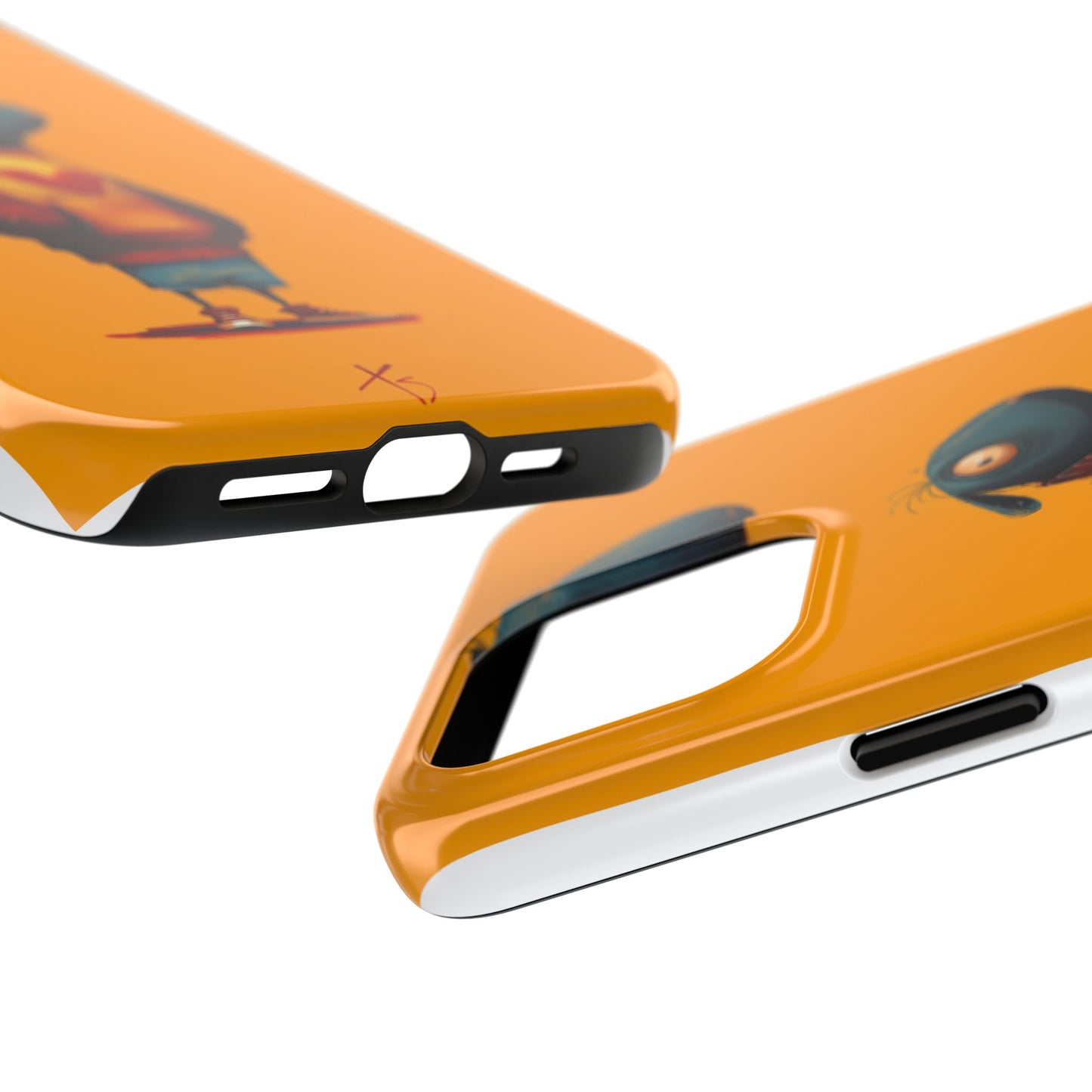Cute Cartoon Tough Phone Case - Whimsical Sheep Design