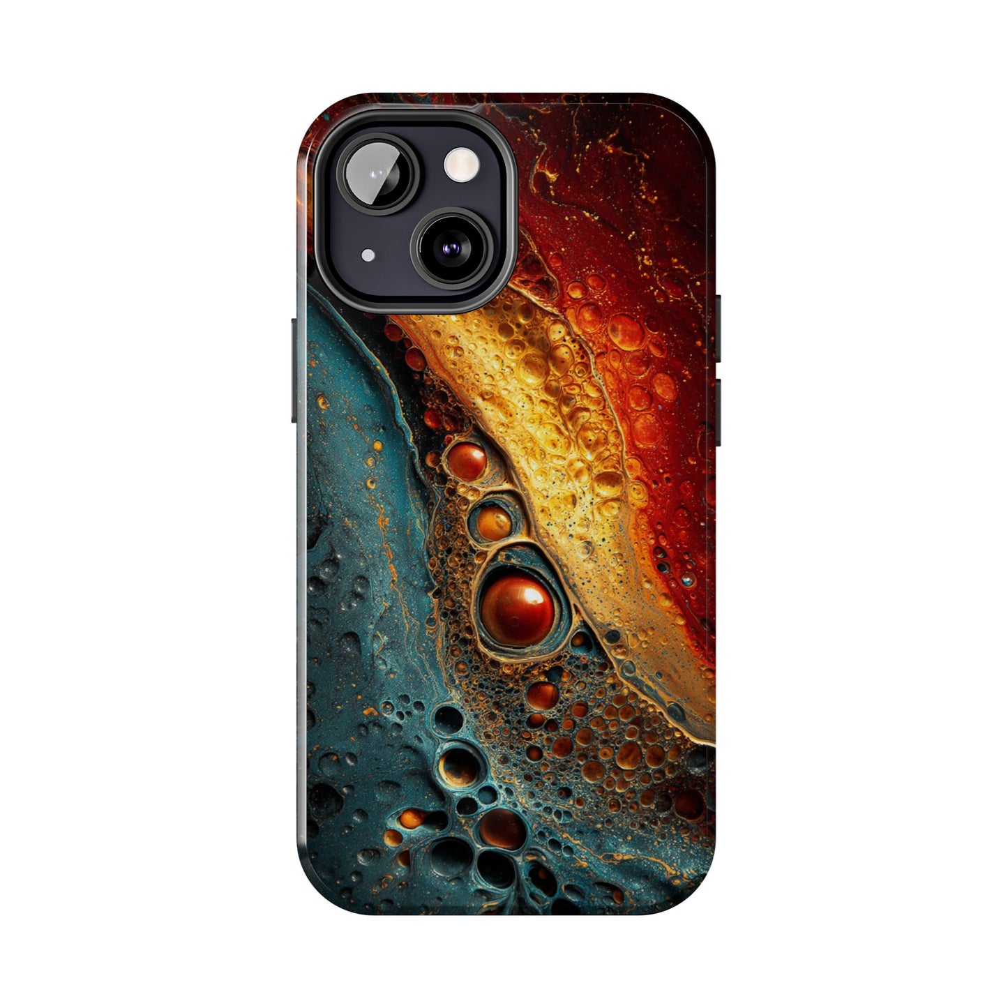 Abstract Colorful Tough Phone Case - Protective Cover with Unique Design