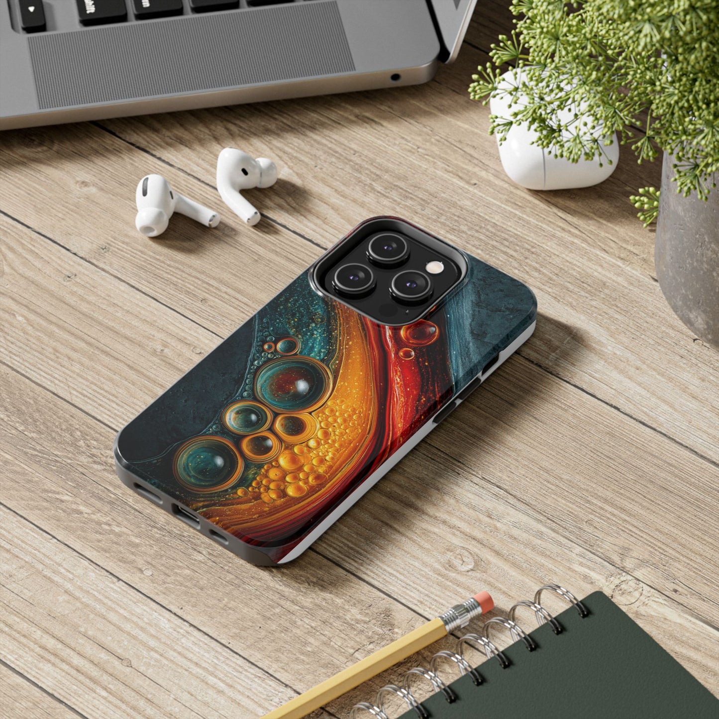 Vibrant Abstract Phone Case - Tough Protection with Style