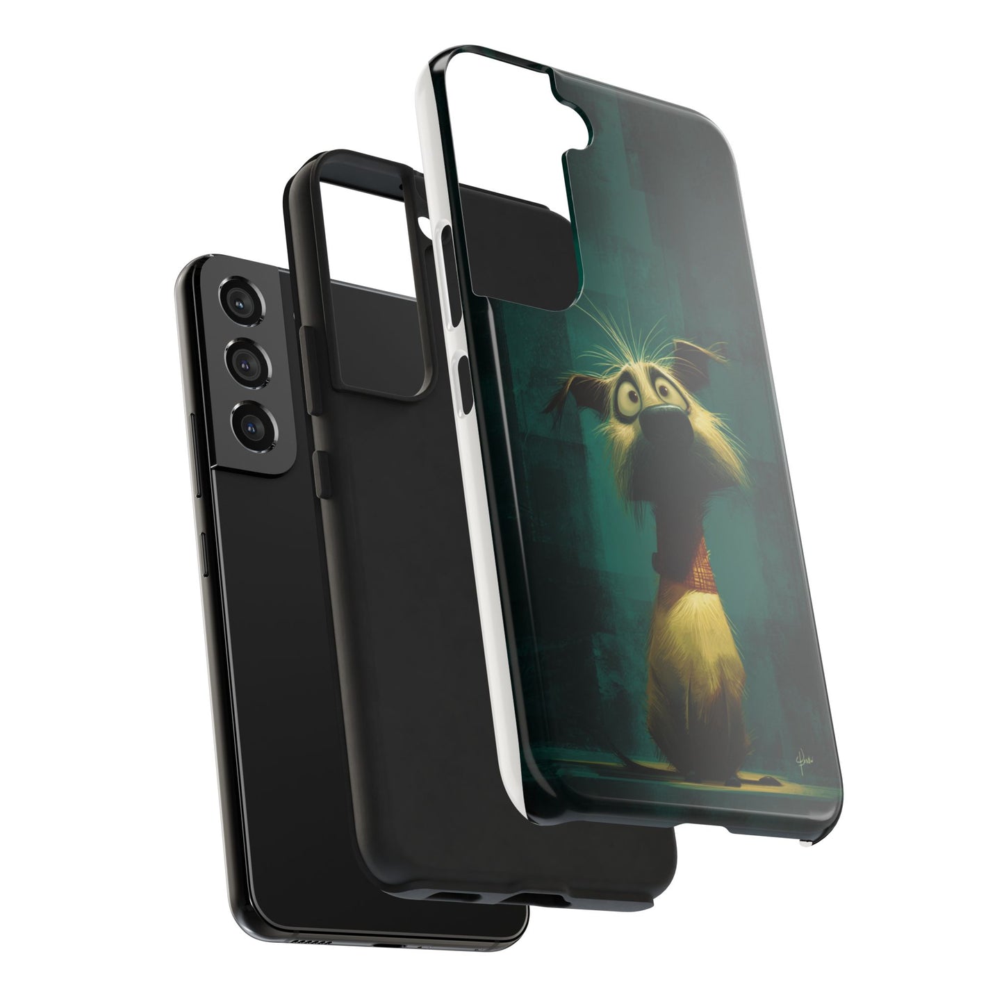 Cute Pet-Inspired Tough Phone Case - Ideal for Animal Lovers