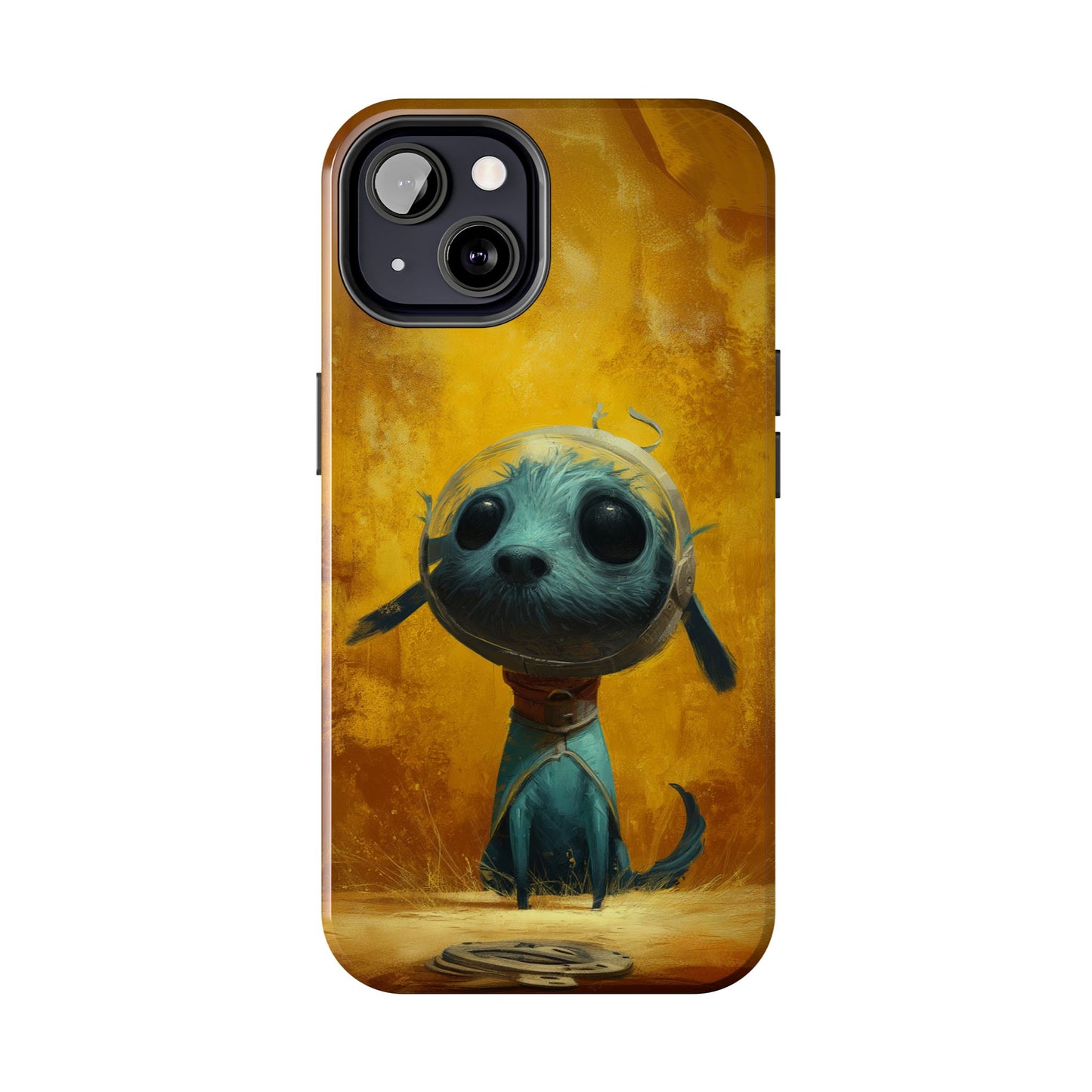 Cute Dog Art Tough Phone Case - Stylish & Protective