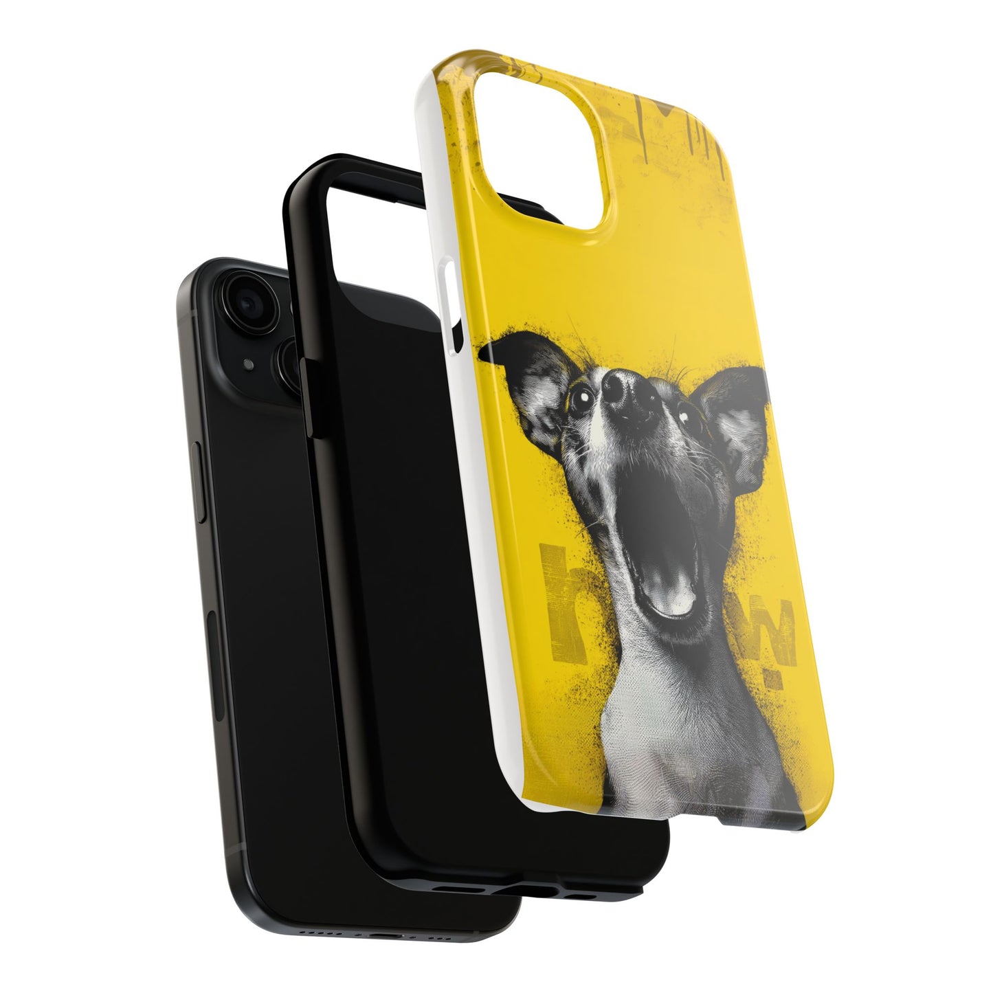 Vibrant Dog Lover Tough Phone Case – Durable Pet-Inspired Protection with Bold Design