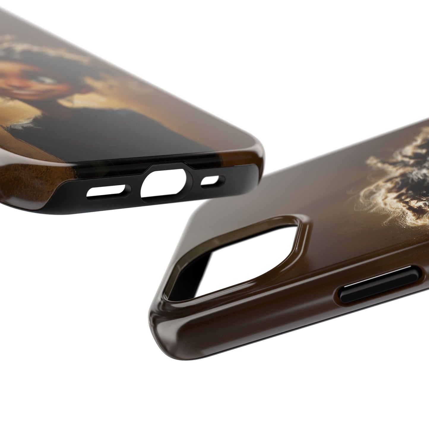 Whimsical Tough Phone Case with Playful Character Design