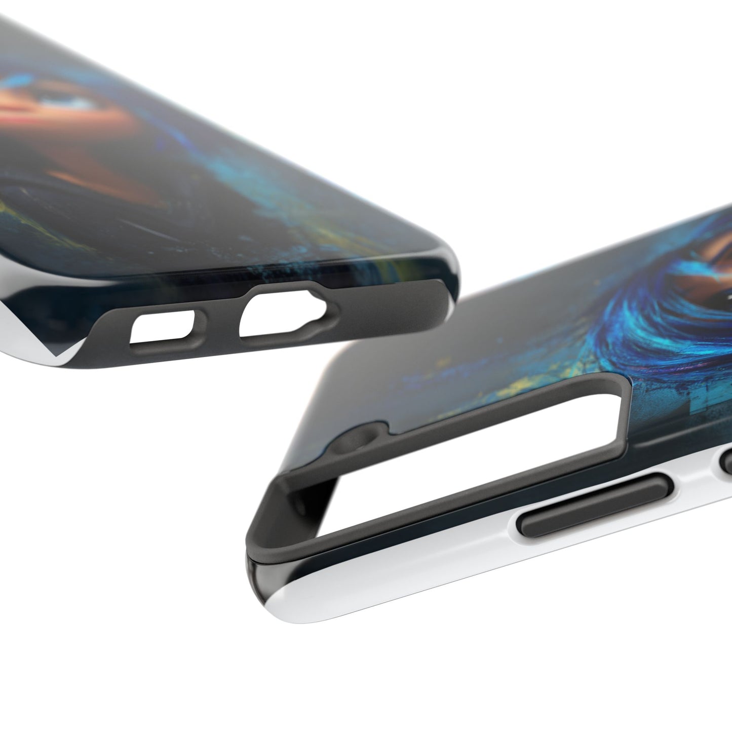 Unique Artsy Tough Phone Case – Emotional Abstract Design for Creative Souls