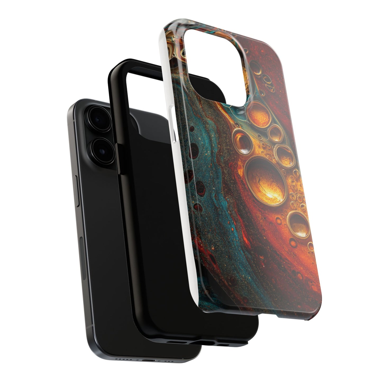Abstract Art Tough Phone Case - Unique Colorful Design
