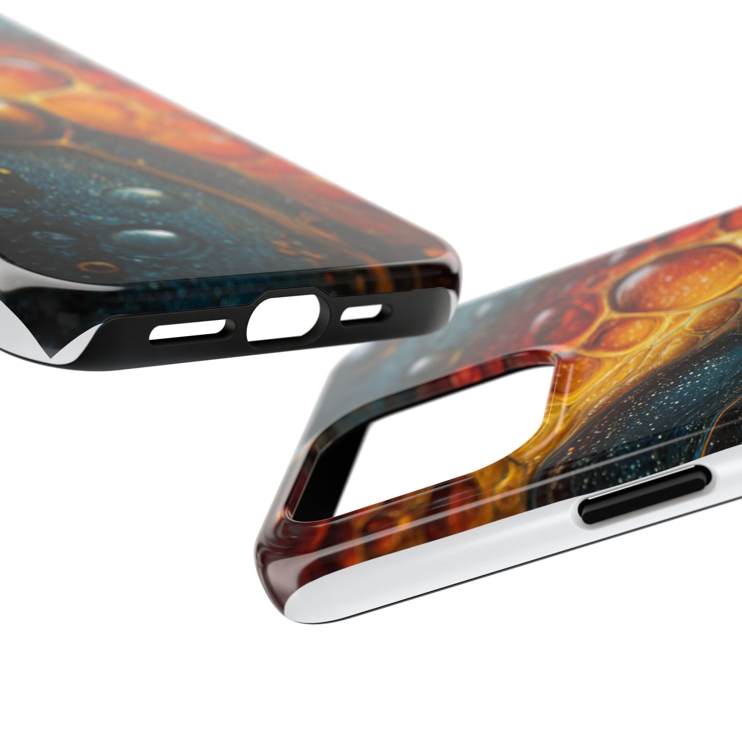 Abstract Art Tough Phone Case - Colorful Design for Stylish Protection