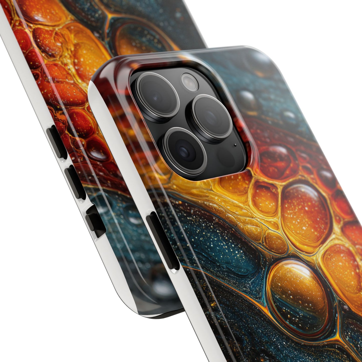 Abstract Art Tough Phone Case - Colorful Design for Stylish Protection