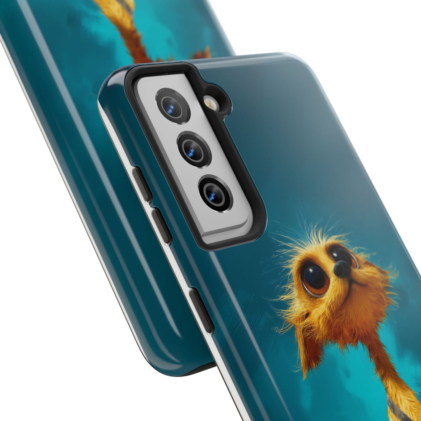 Whimsical Dog Art Tough Phone Case - Durable and Stylish Protection for Pet Lovers