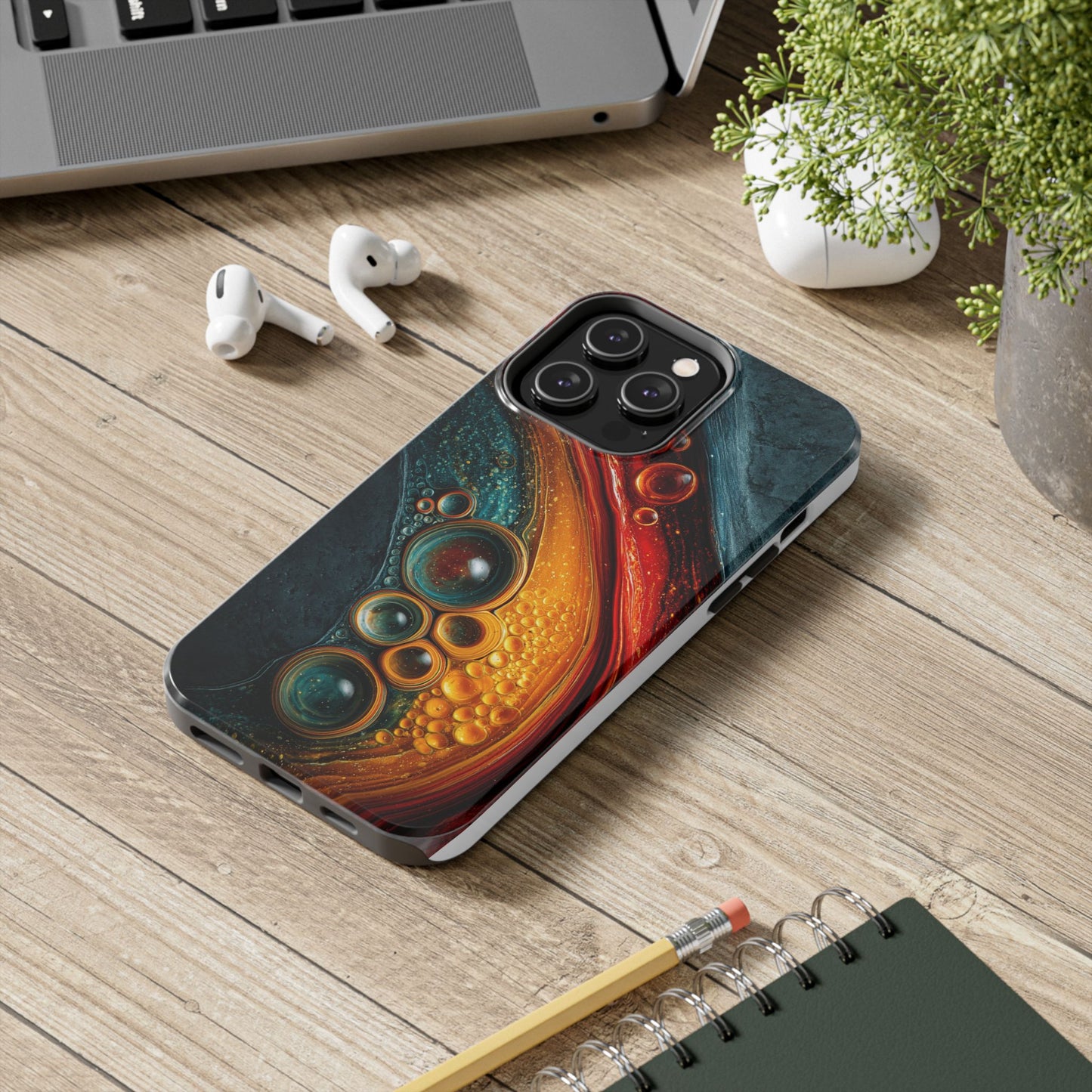 Vibrant Abstract Phone Case - Tough Protection with Style