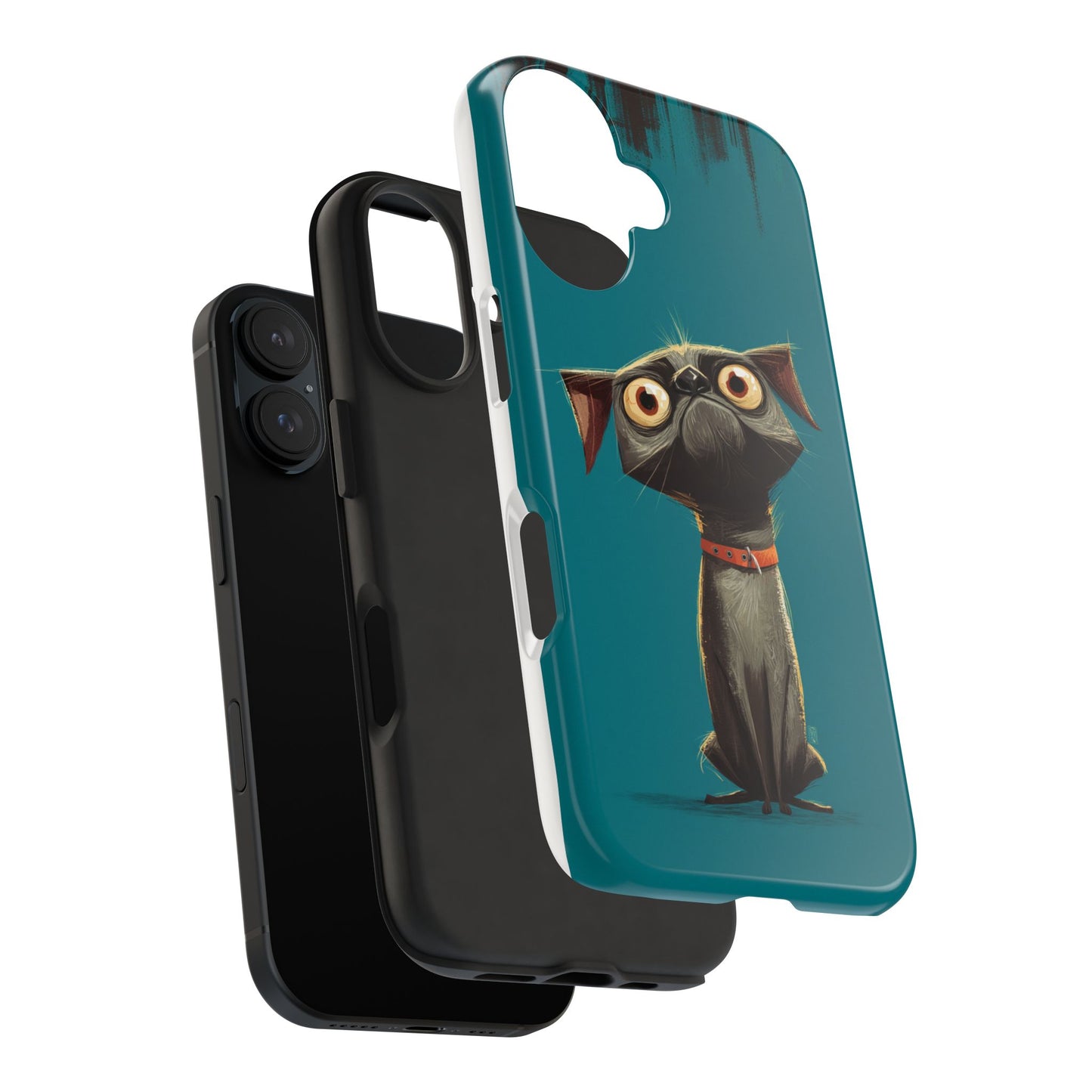Cute Dog Tough Phone Case - Durable Protection for Pet Lovers
