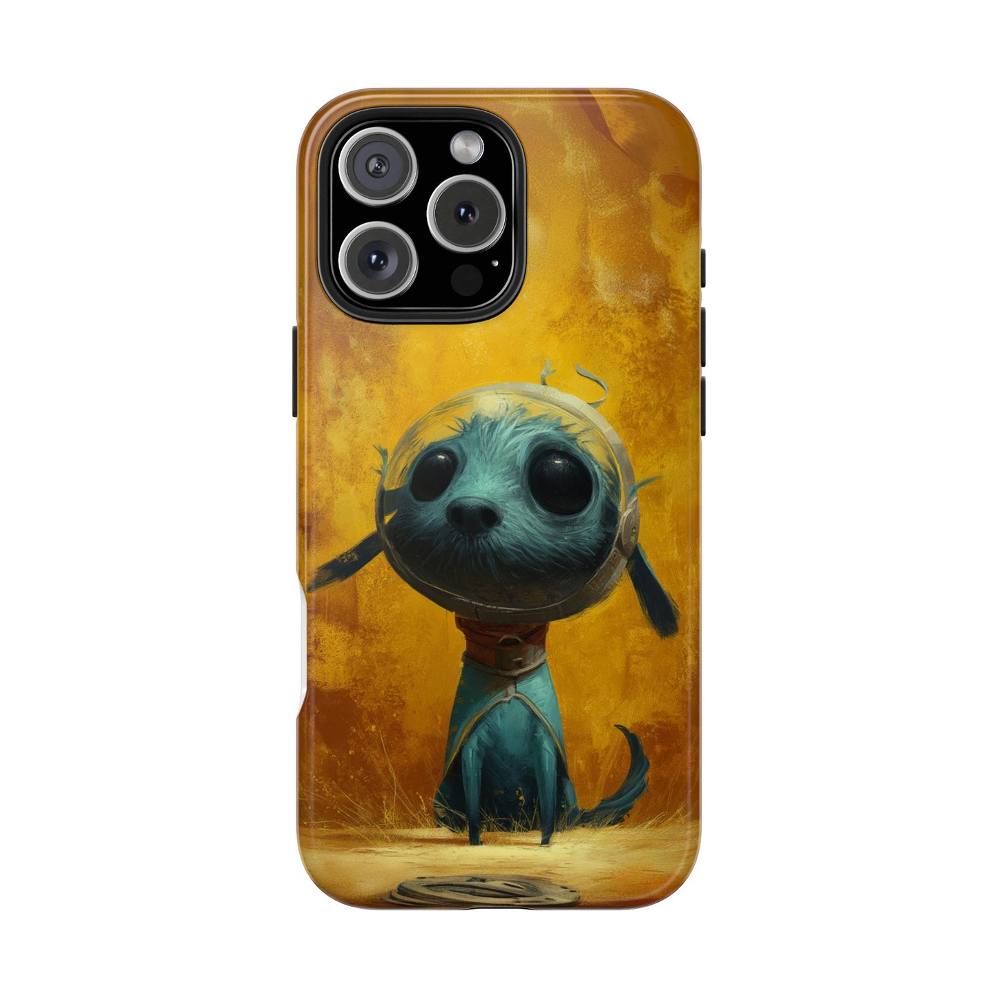 Cute Dog Art Tough Phone Case - Stylish & Protective