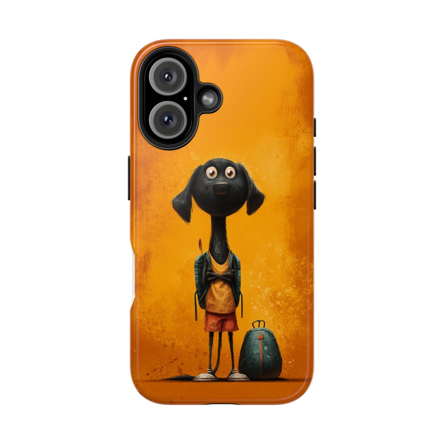 Cute Dog Art Tough Phone Case for Animal Lovers