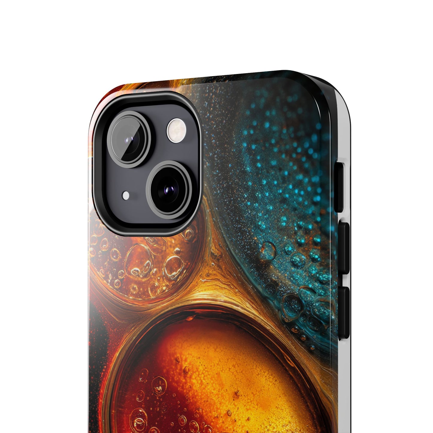 Vibrant Abstract Tough Phone Case – Bubble Design for Ultimate Protection