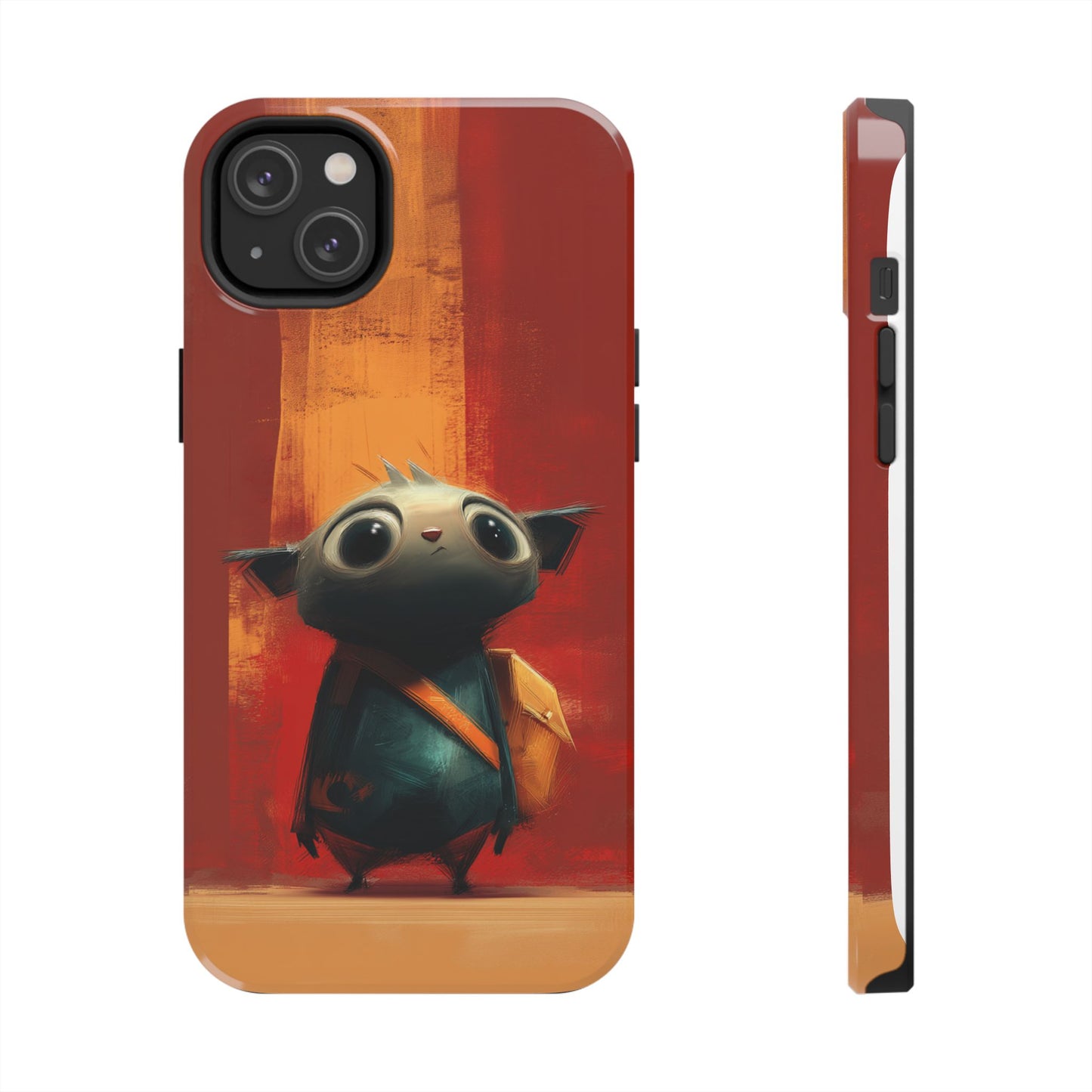 Adventurous Character Tough Phone Case - Durable Protection for Creative Souls