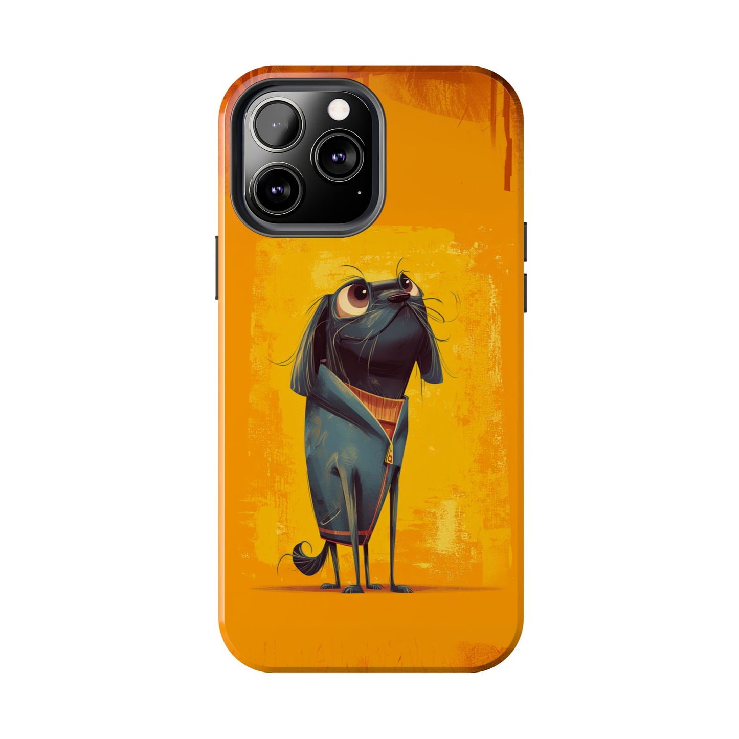 Fun Dog Art Tough Phone Case - Durable Pet Lover Gift