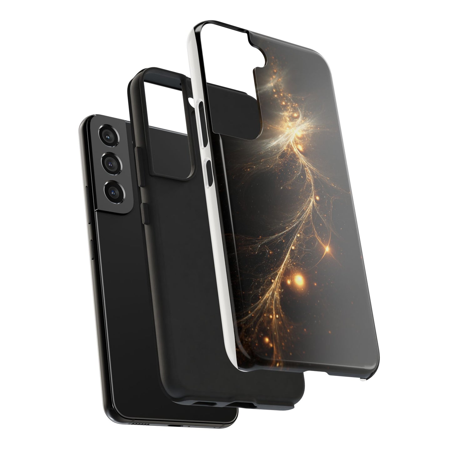 Cosmic Glow Tough Phone Case - Galaxy Design for Sci-Fi Lovers