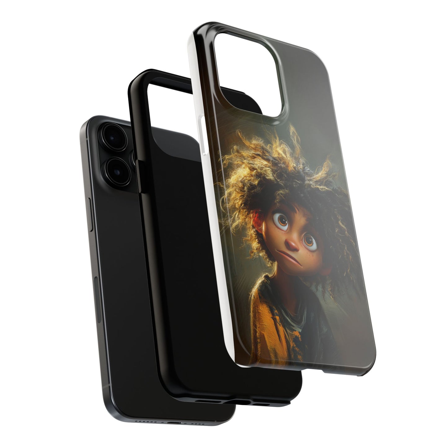 Whimsical Character Tough Phone Case for Kids