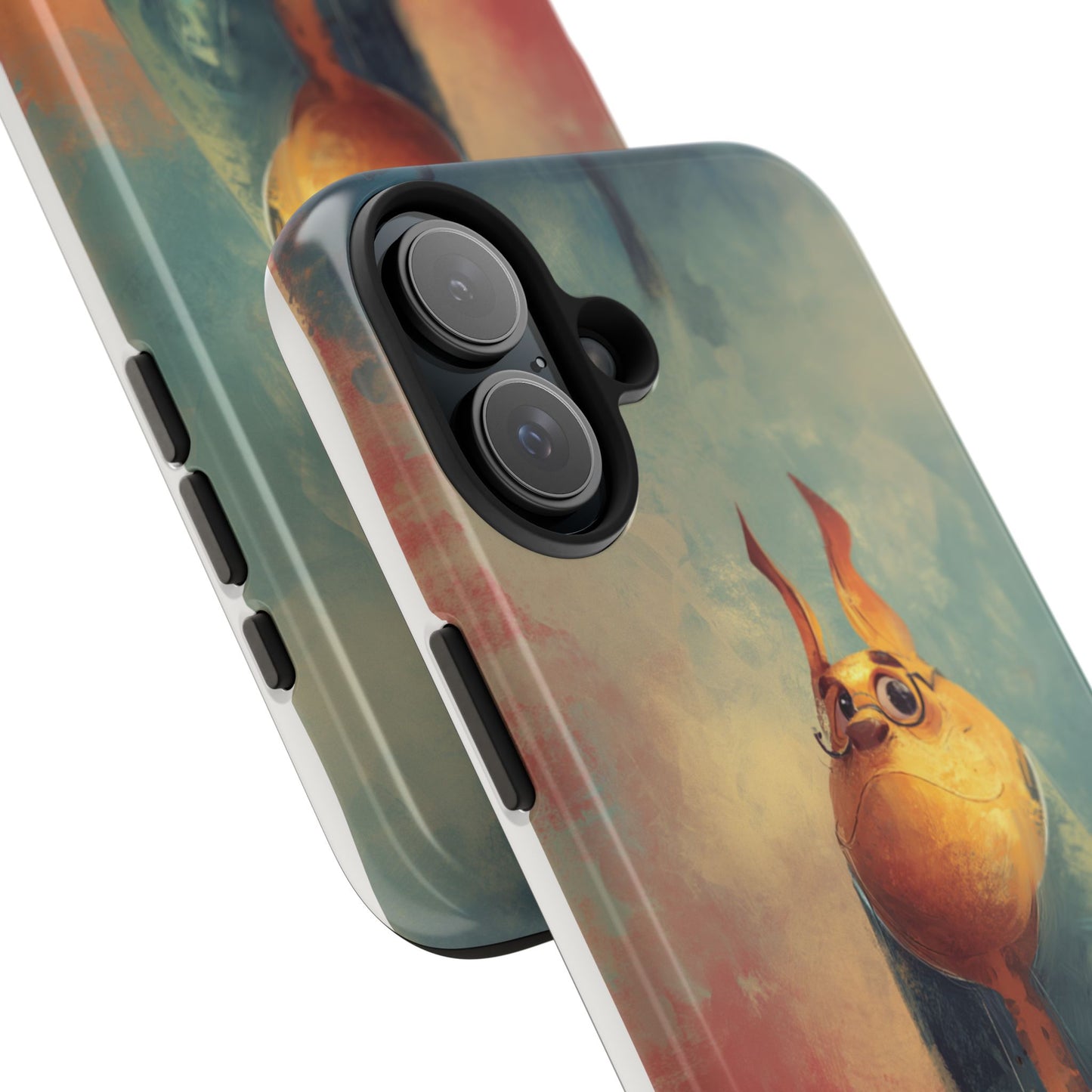 Animal Art Tough Phone Cases, Cute Character Phone Protector, Unique Cartoon Phone Cover, Fun Gift for Kids, Birthday or Holiday Present