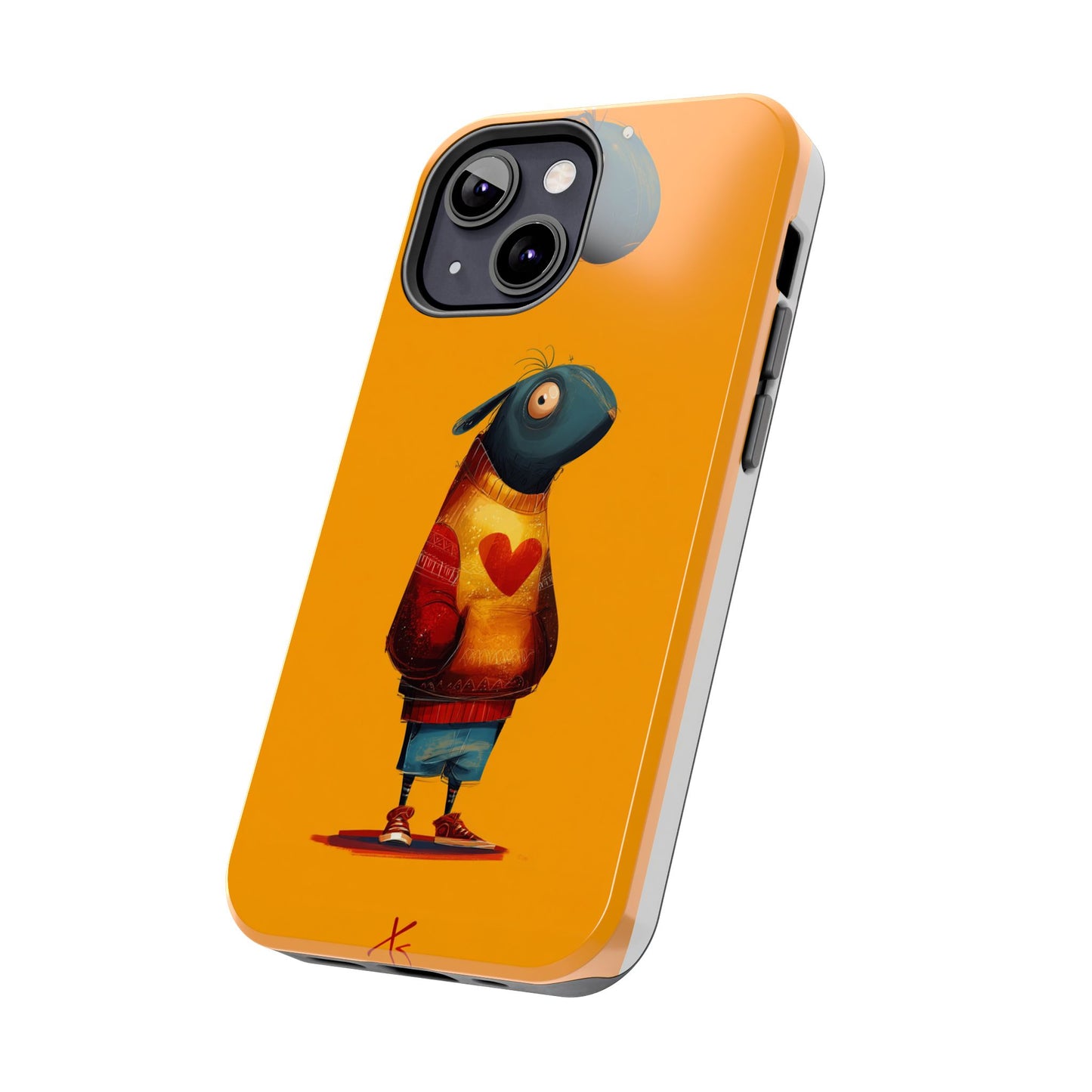 Cute Cartoon Tough Phone Case - Whimsical Sheep Design