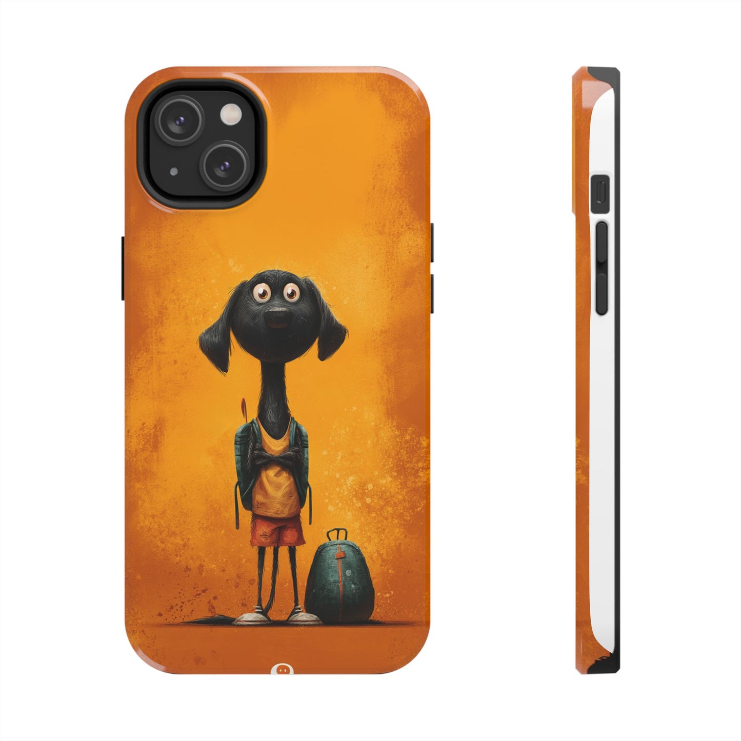 Cute Dog Art Tough Phone Case for Animal Lovers