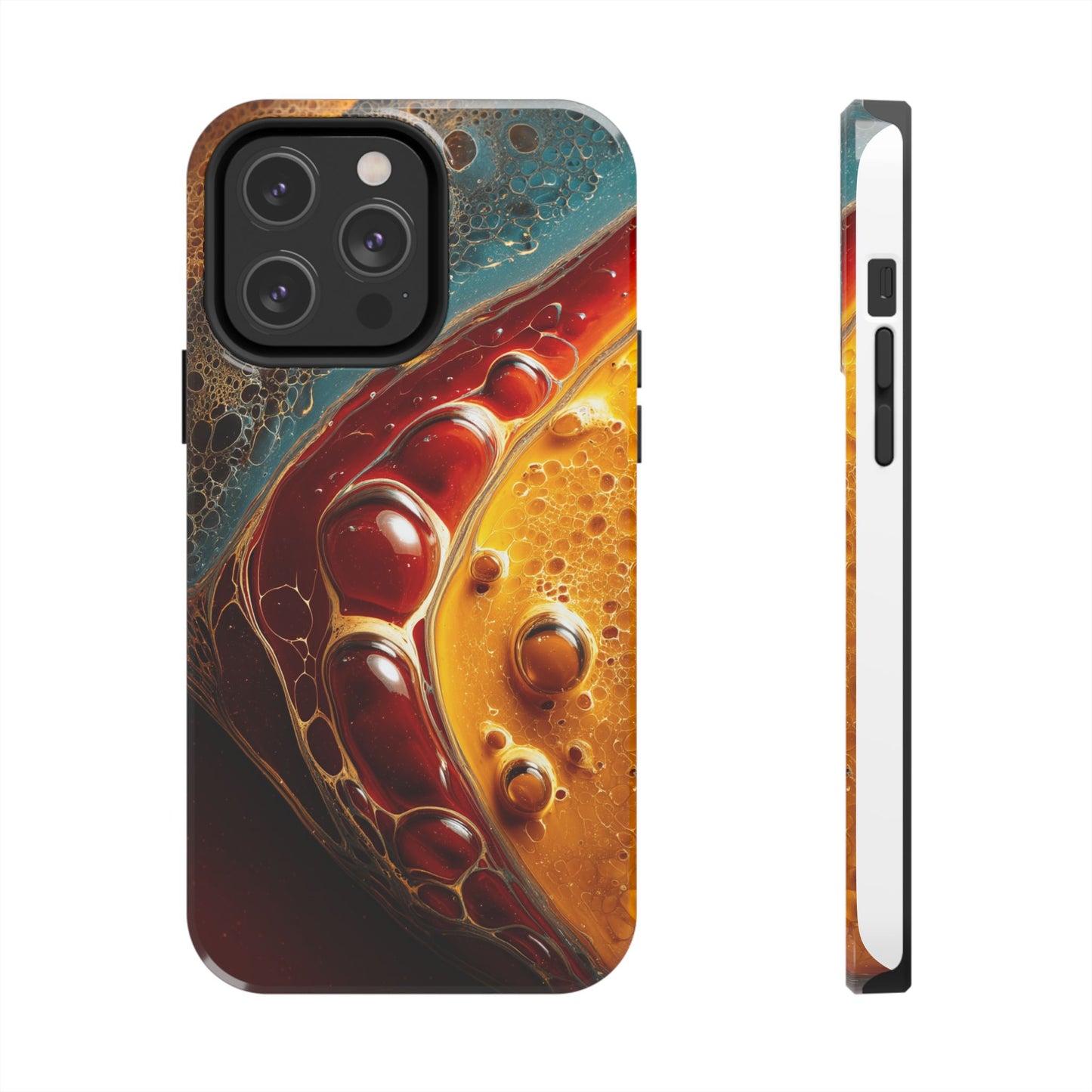 Vibrant Abstract Tough Phone Case - Colorful Protection for Your Device