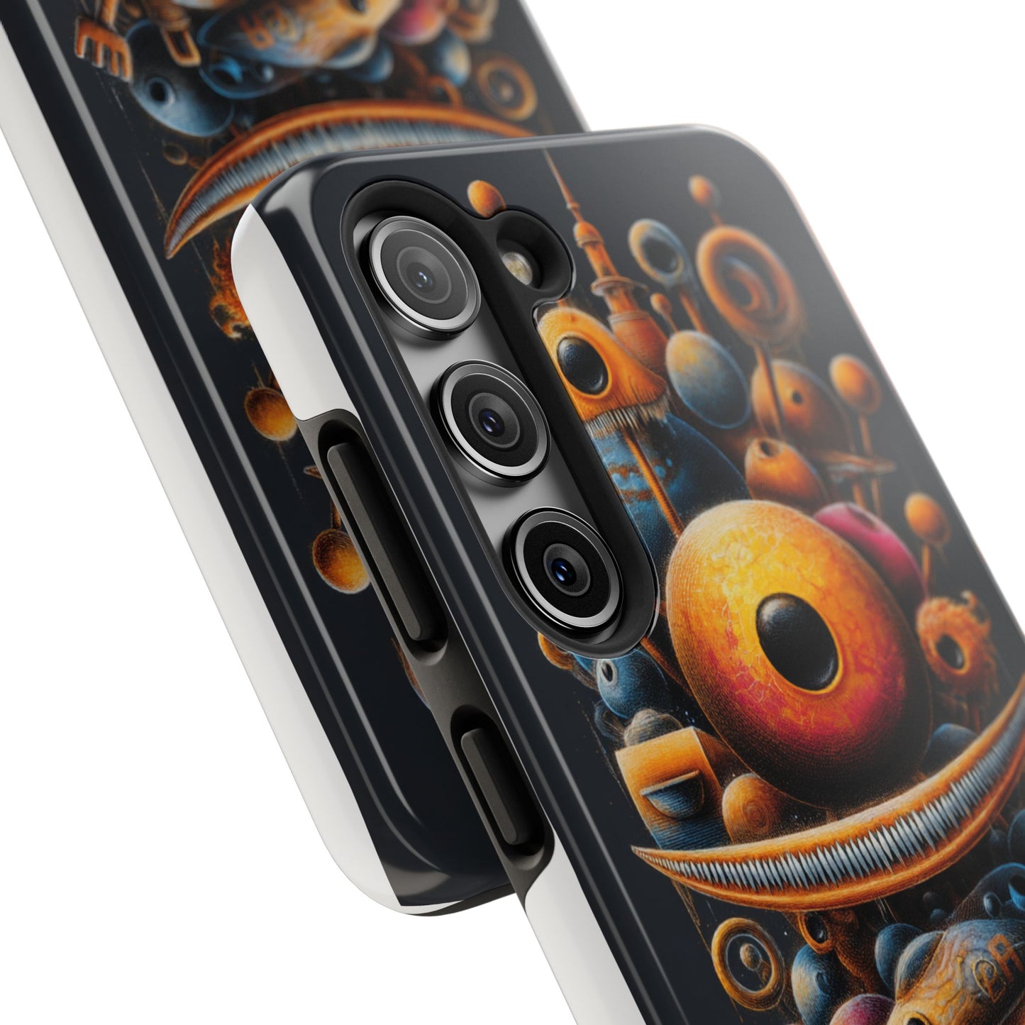 Unique Tough Phone Case with Abstract Art Design