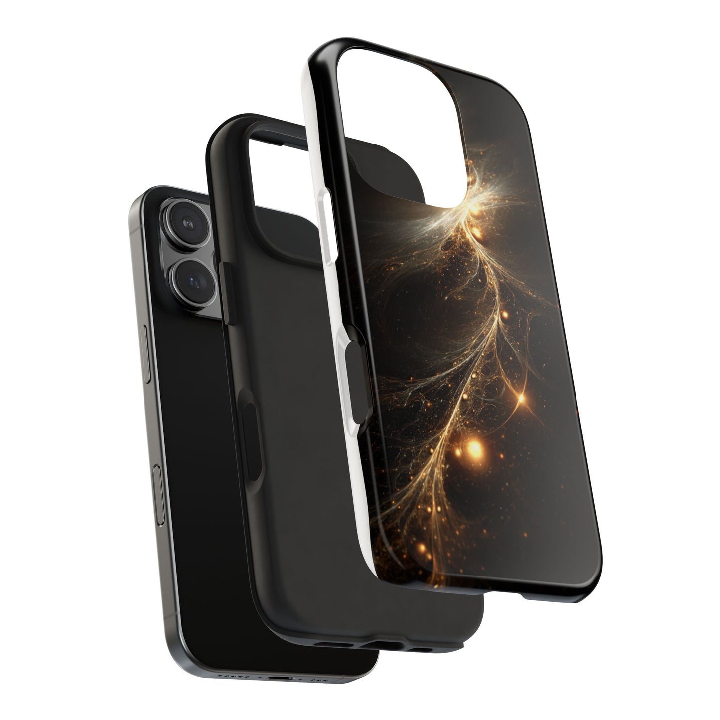 Cosmic Glow Tough Phone Case - Galaxy Design for Sci-Fi Lovers