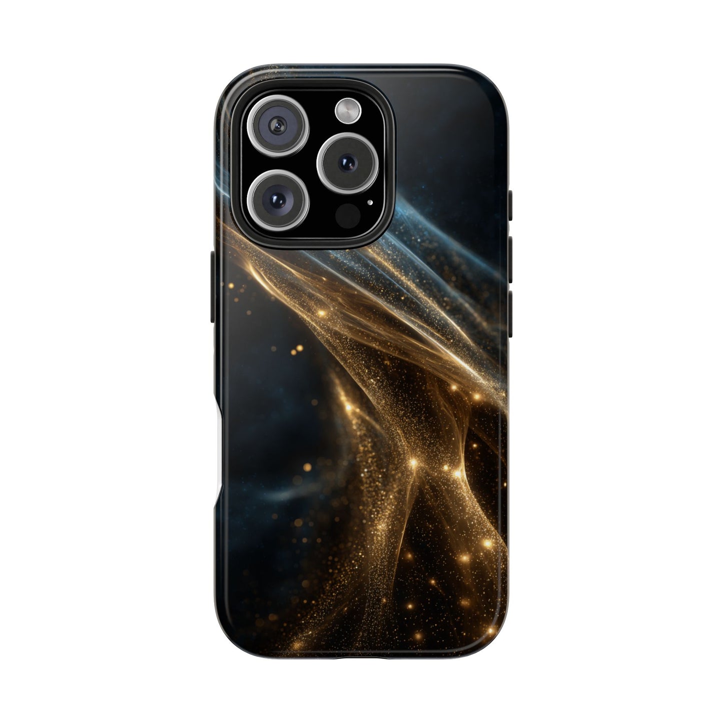 Stunning Gold Swirl Tough Phone Case - Stylish Protection with Elegance