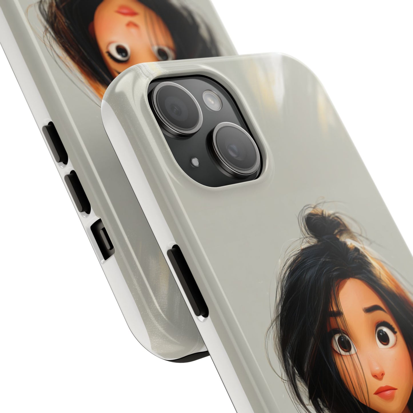 Artistic Tough Phone Case - Unique Design for Creative Souls